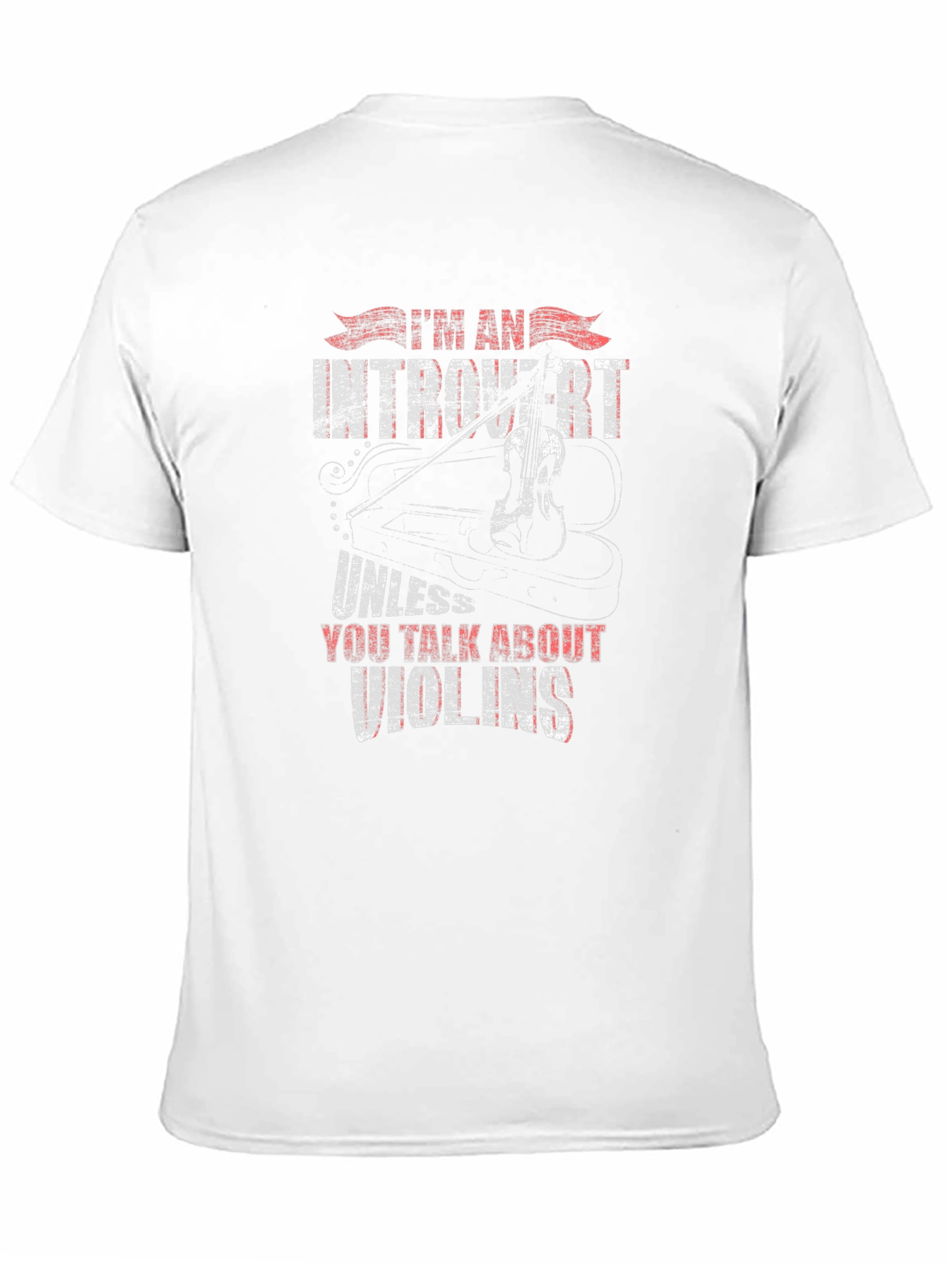 Introvert Violin T-Shirt - Music Lover Tee