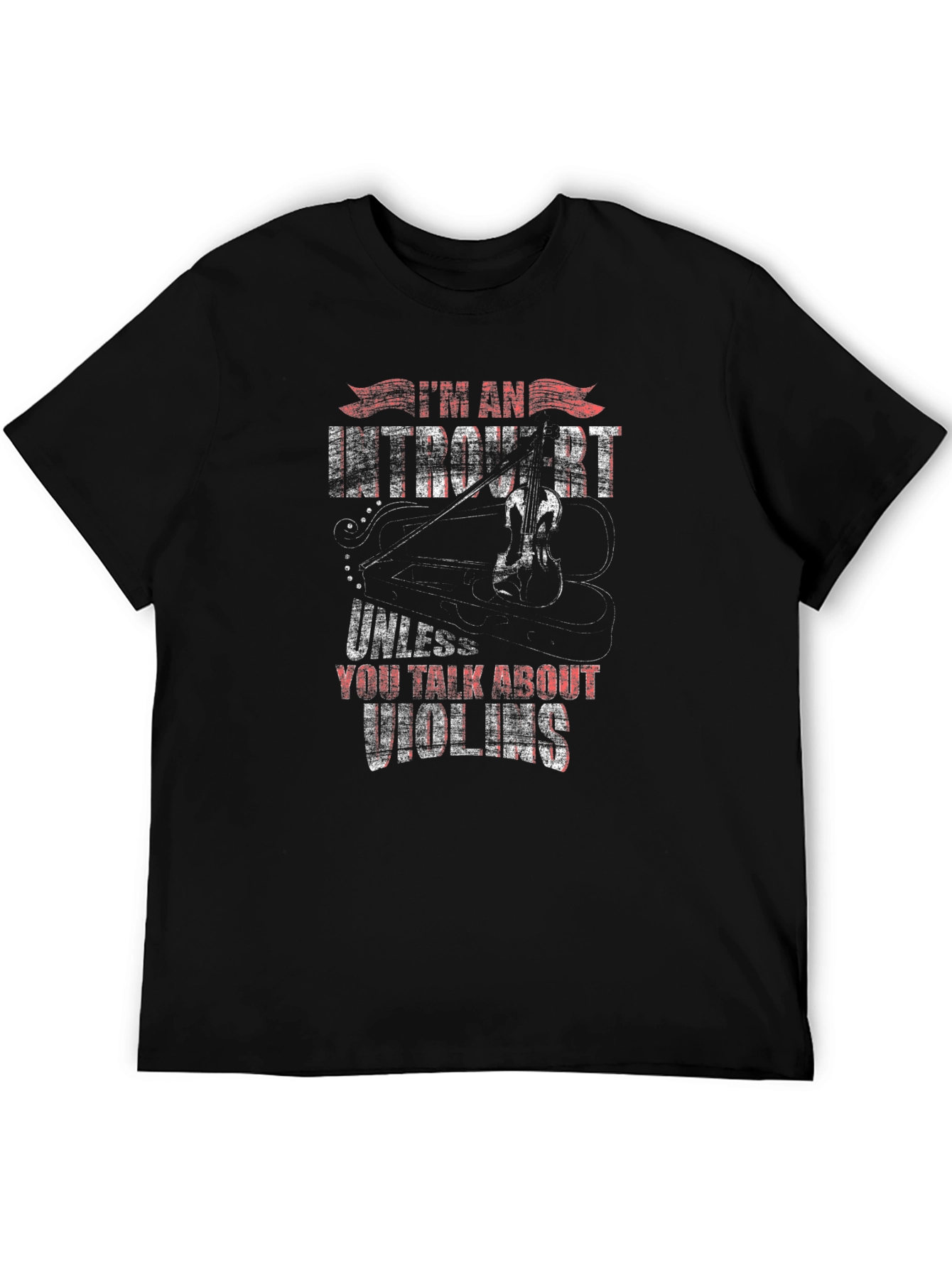 Introvert Violin T-Shirt - Music Lover Tee