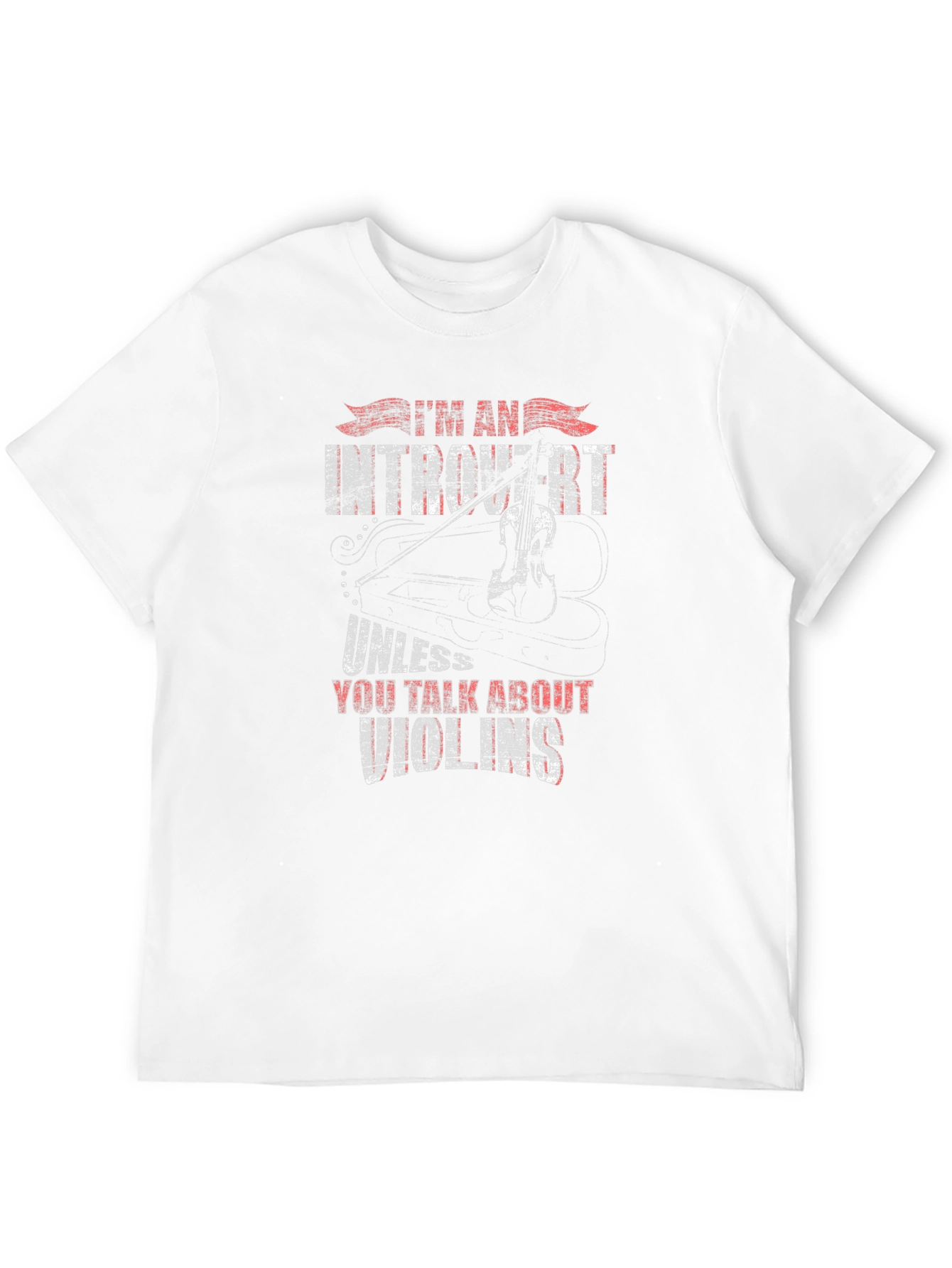 Introvert Violin T-Shirt - Music Lover Tee
