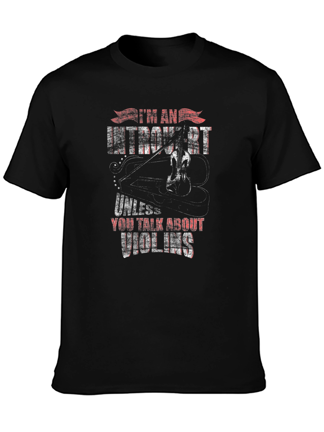 Introvert Violin T-Shirt - Music Lover Tee