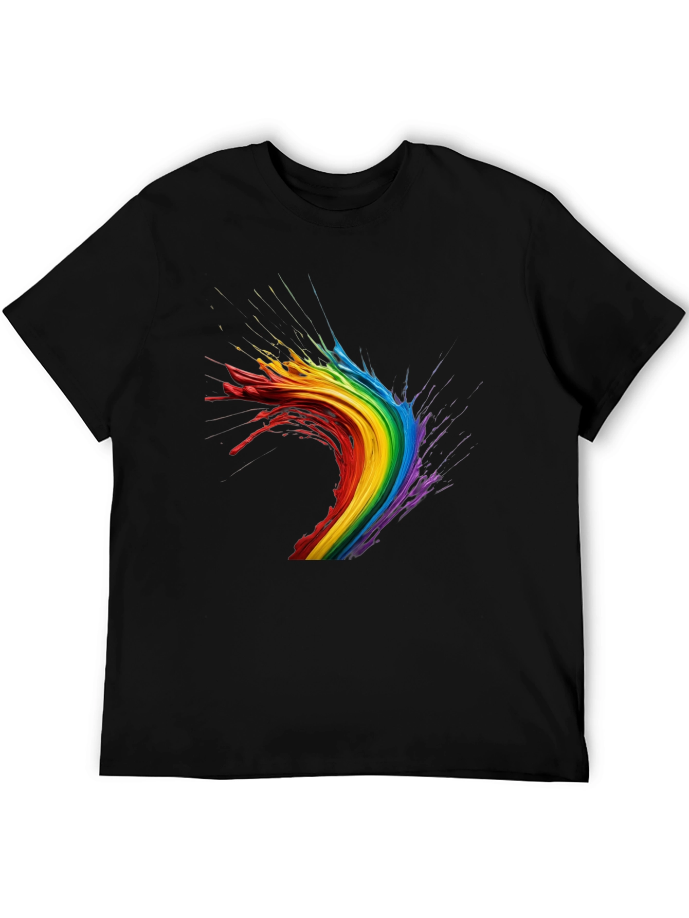 Rainbow Splash Graphic Tee
