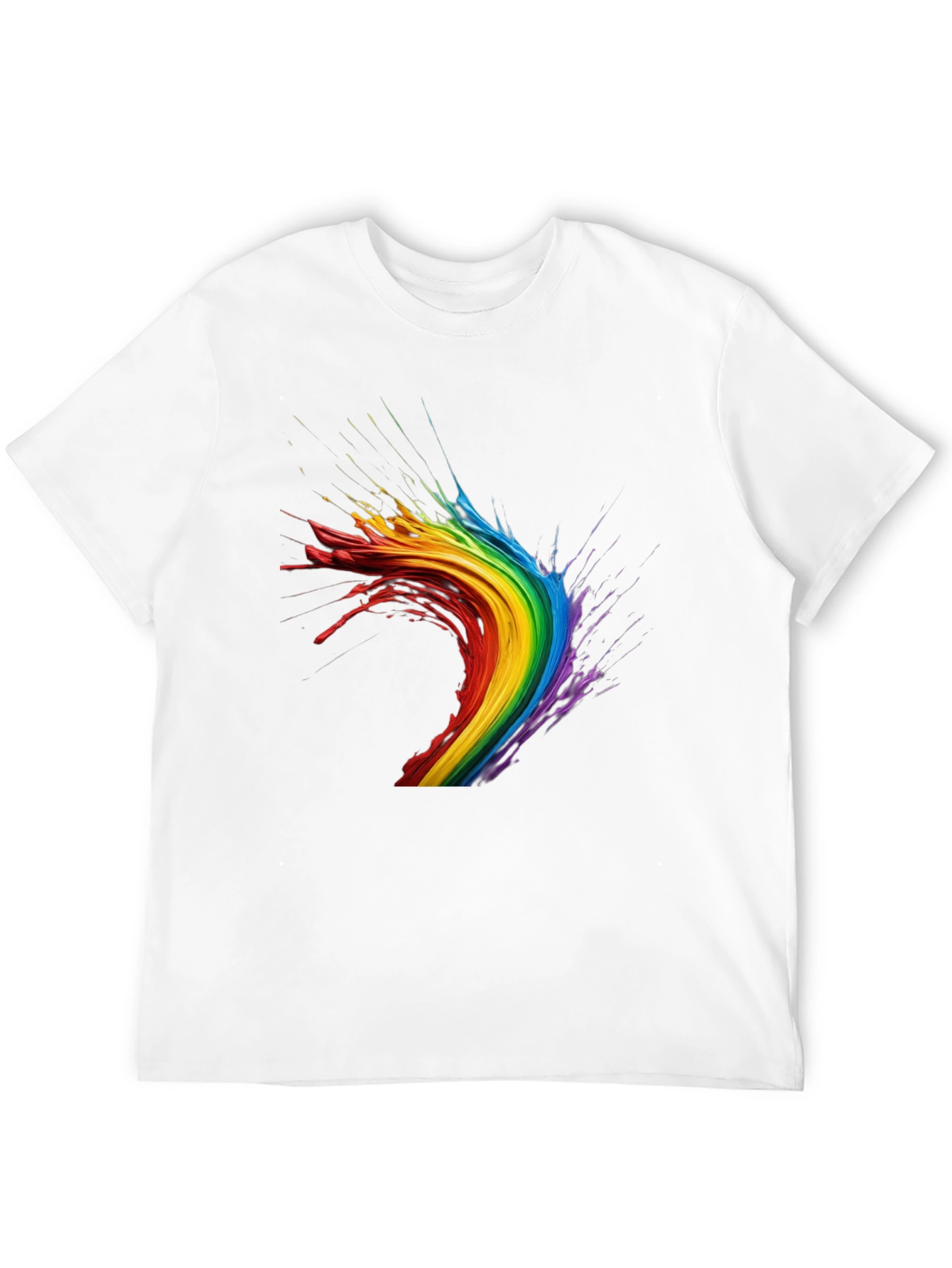 Rainbow Splash Graphic Tee