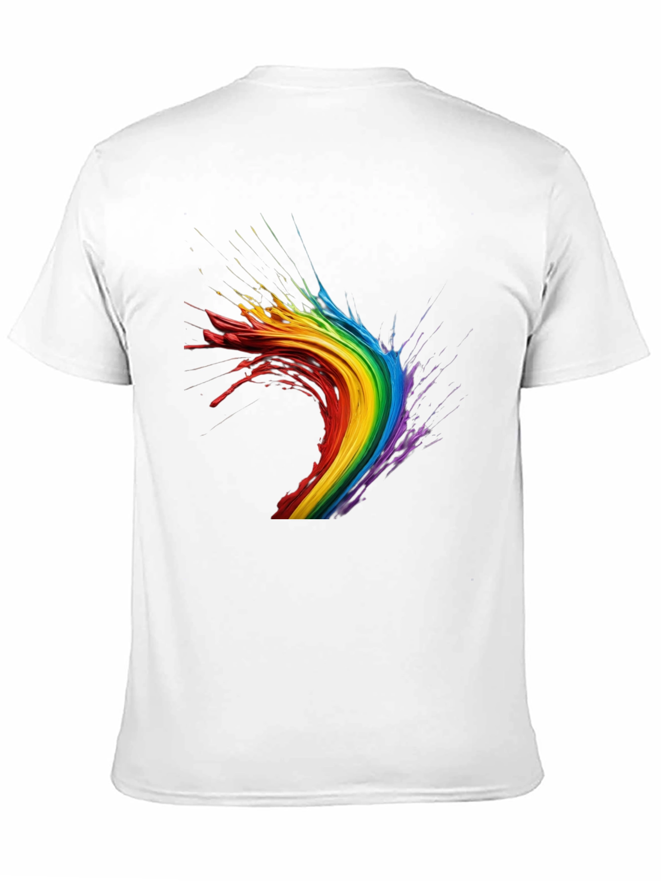 Rainbow Splash Graphic Tee