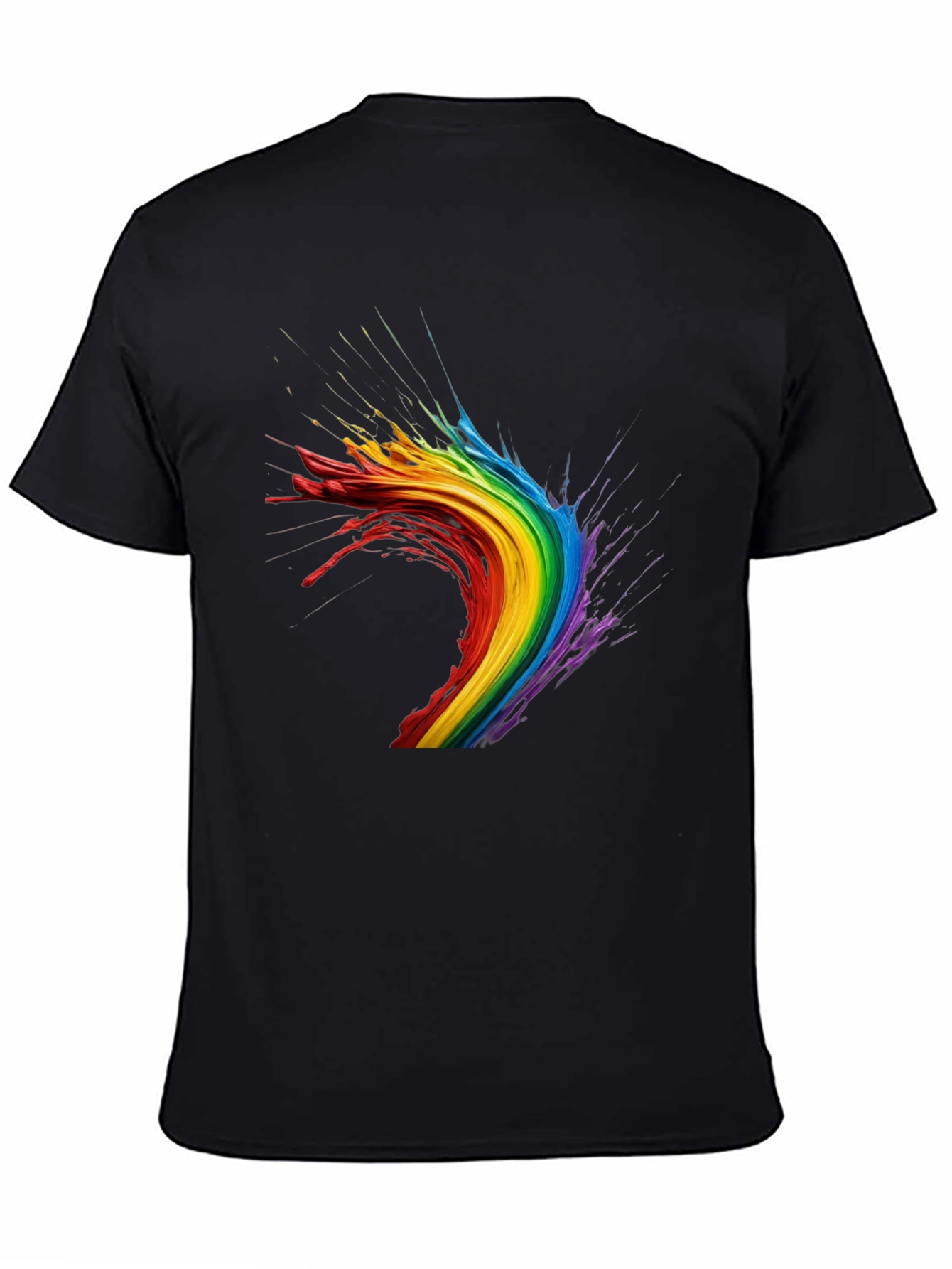 Rainbow Splash Graphic Tee