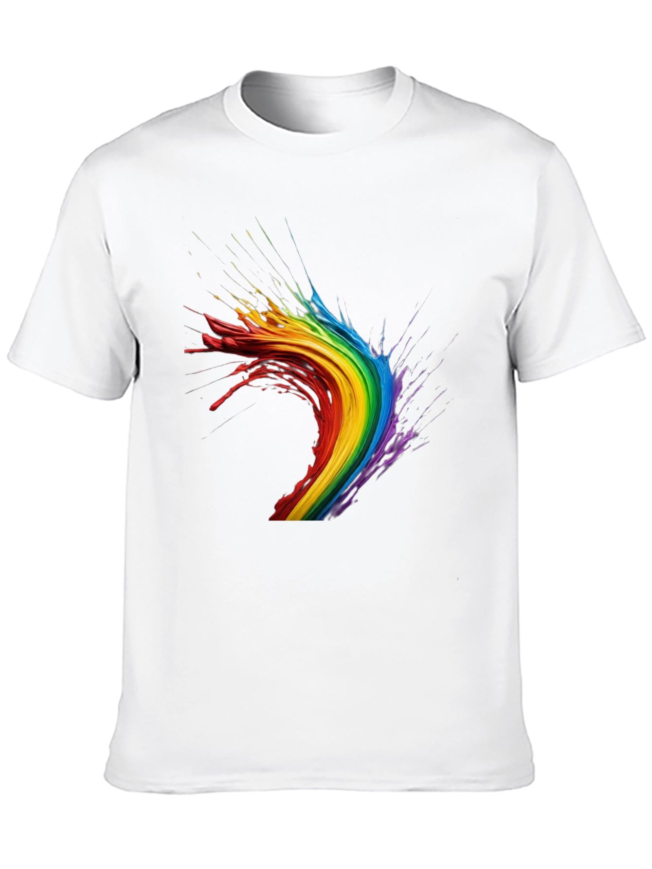Rainbow Splash Graphic Tee