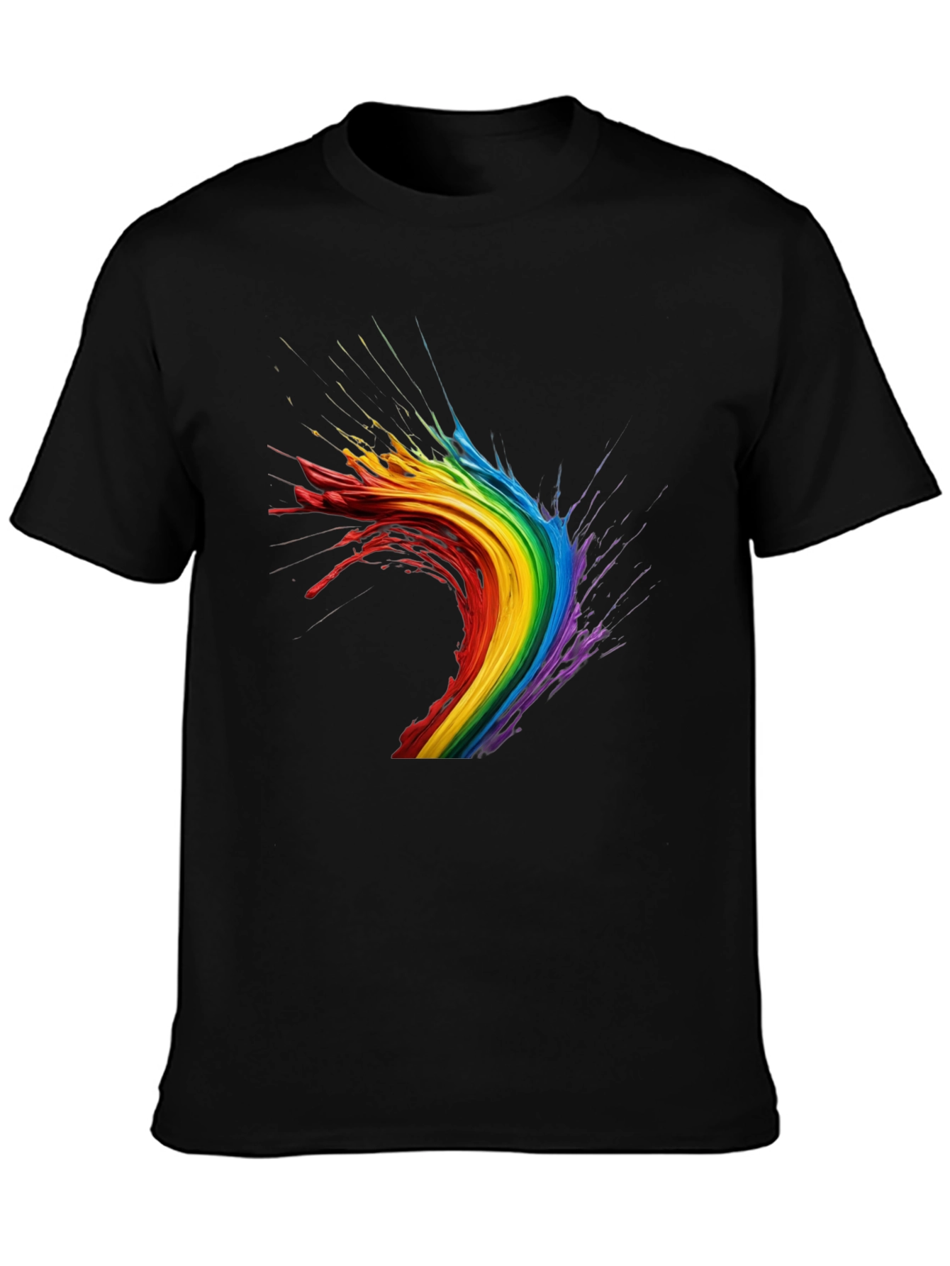 Rainbow Splash Graphic Tee