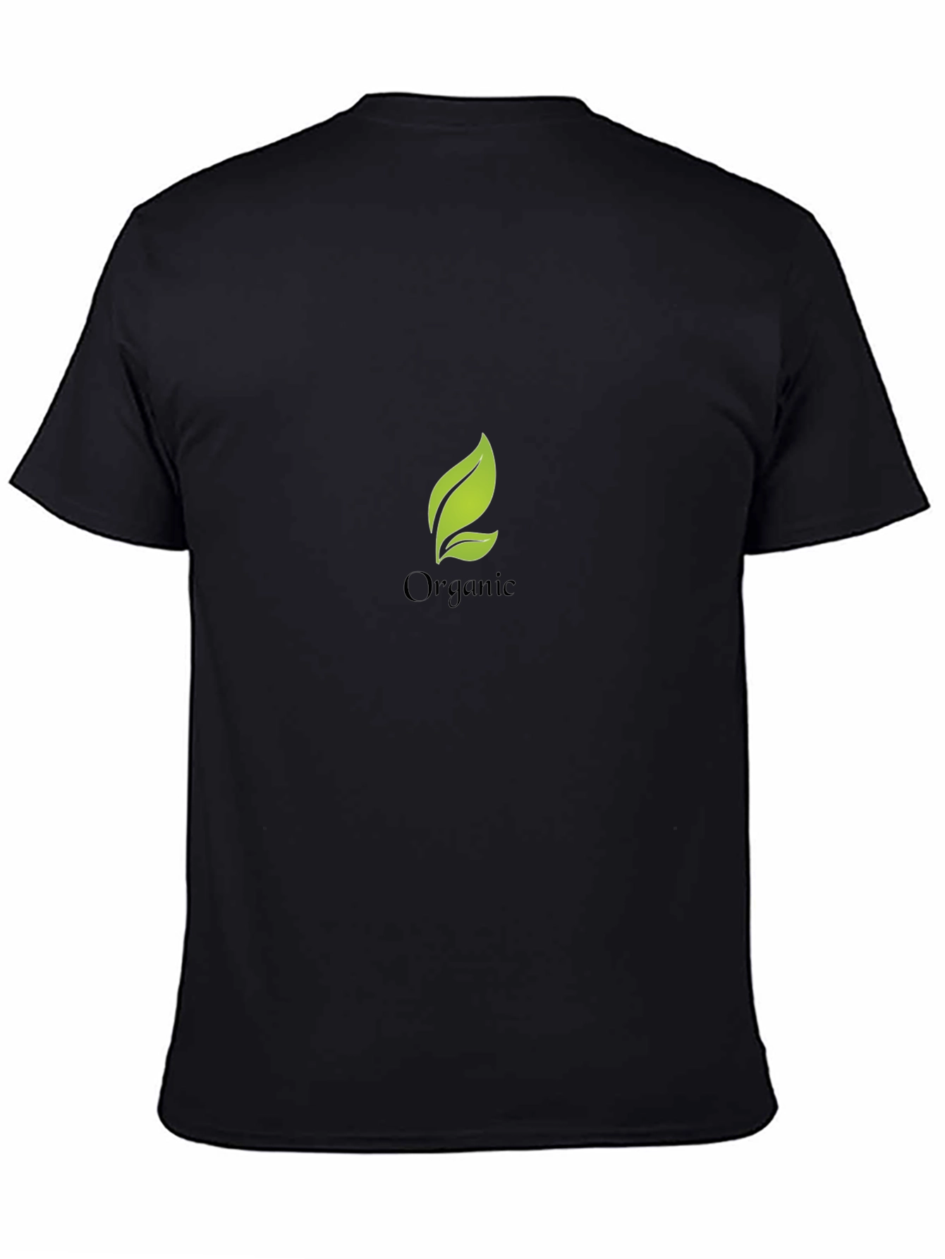 Organic Cotton Black Graphic Tee