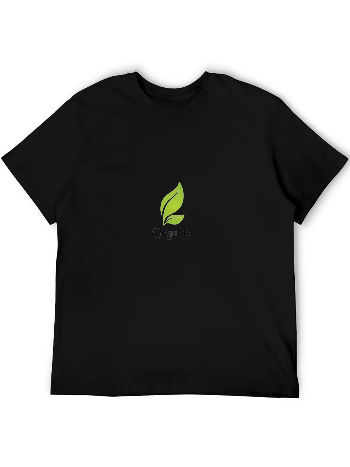 Organic Cotton Black Graphic Tee