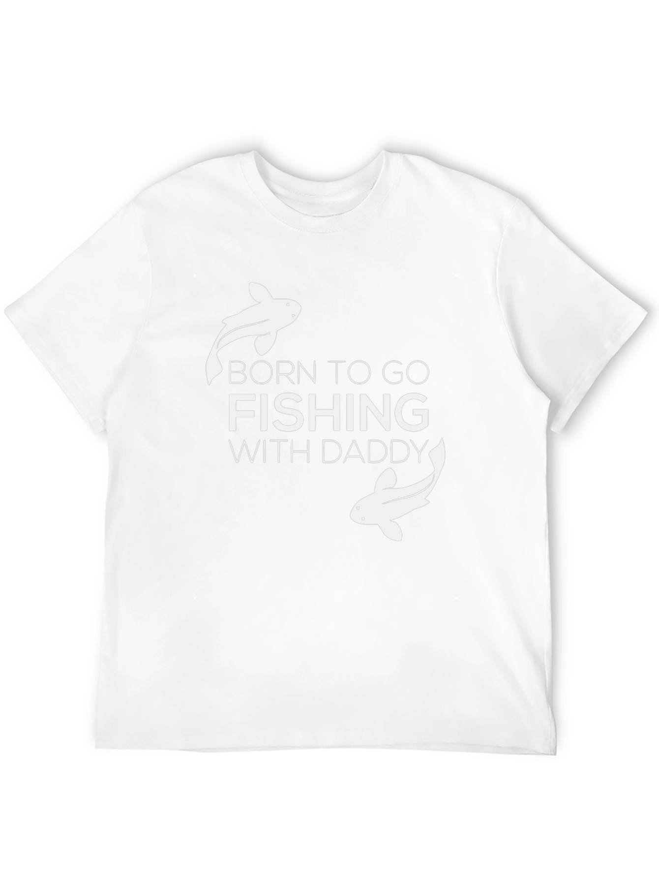 Fishing With Daddy T-Shirt - Black