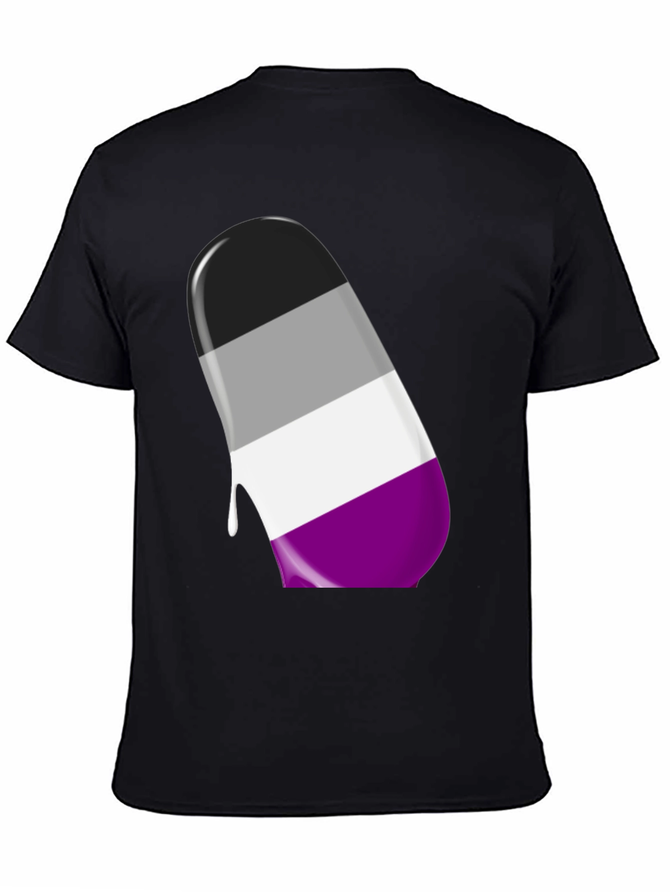 Asexual Pride Drip T-Shirt