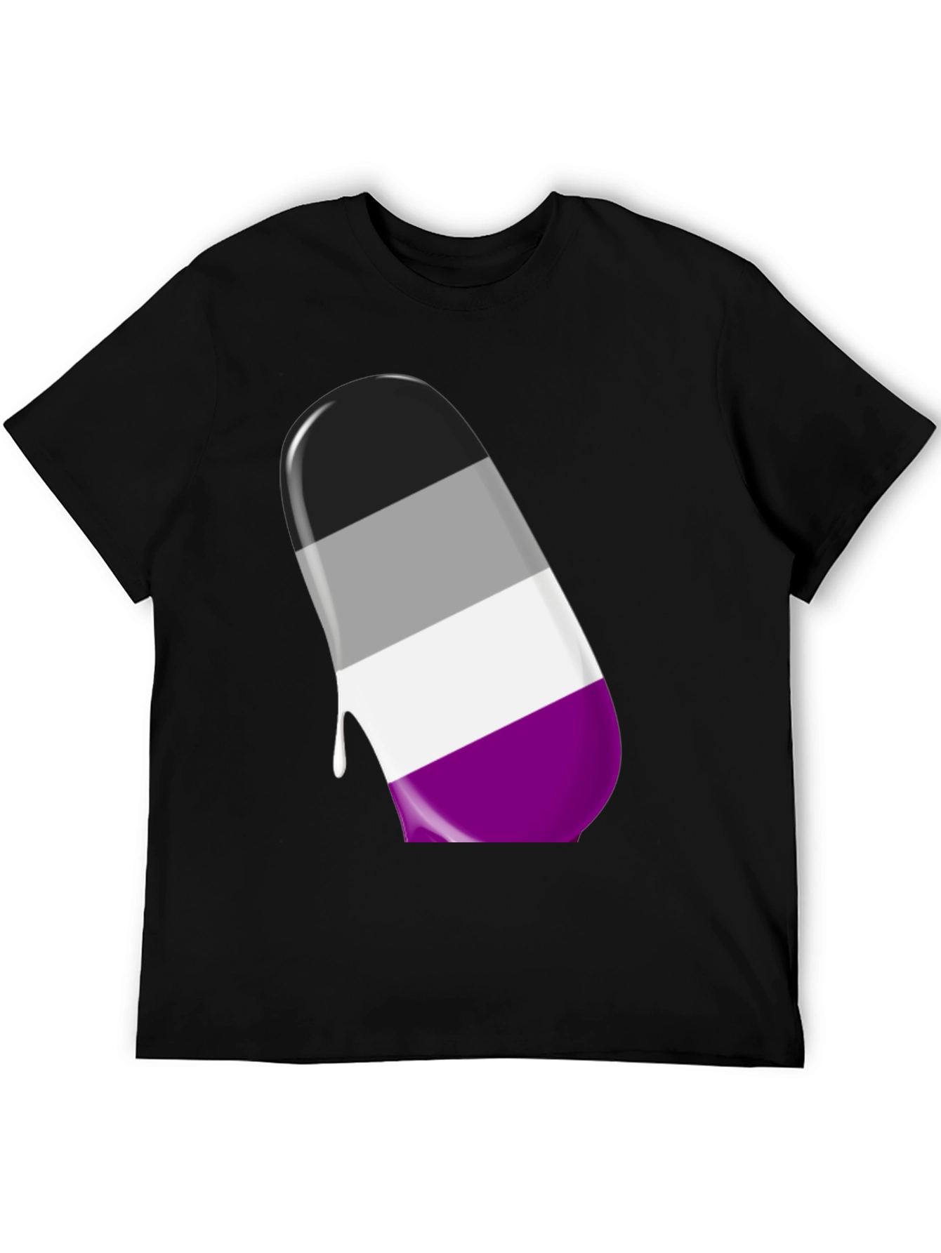 Asexual Pride Drip T-Shirt