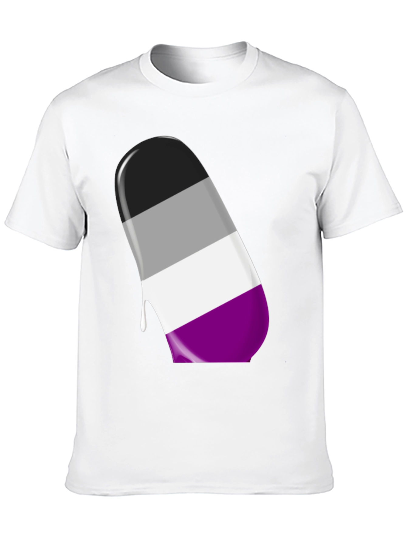 Asexual Pride Drip T-Shirt