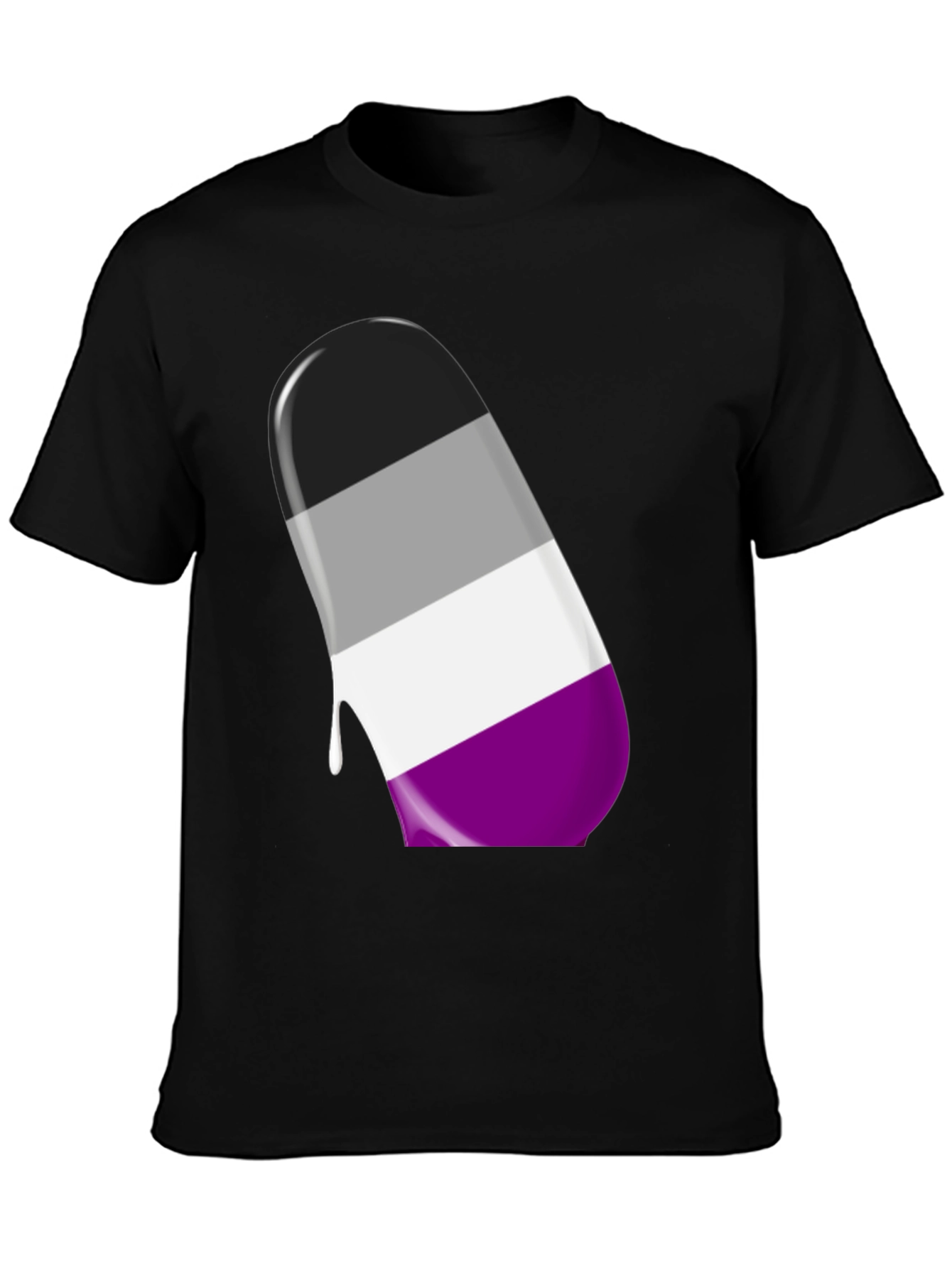Asexual Pride Drip T-Shirt