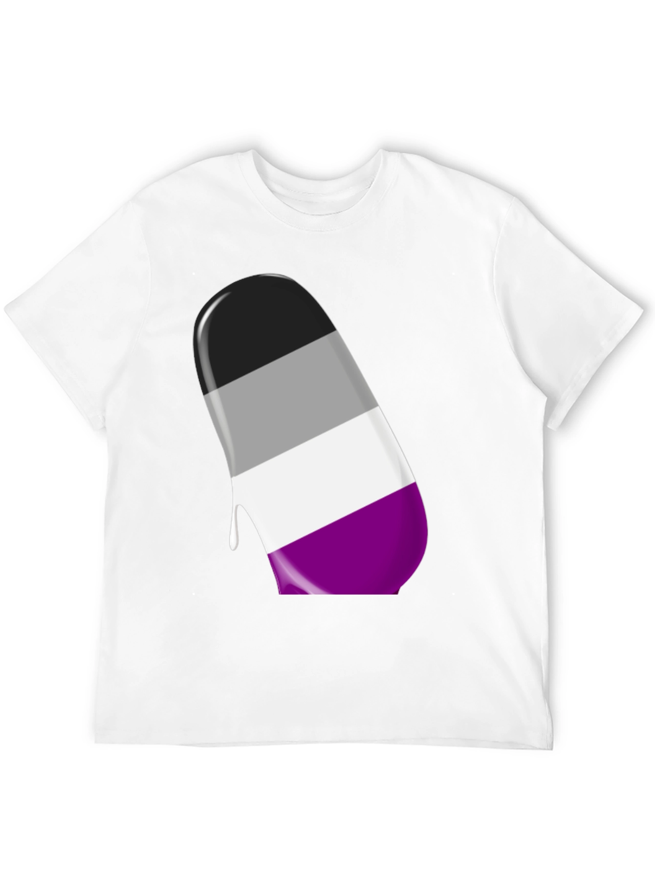 Asexual Pride Drip T-Shirt