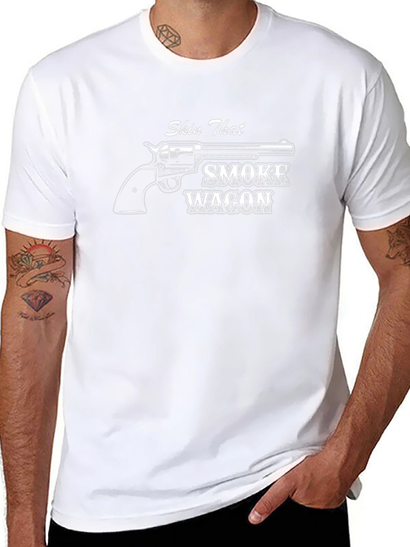 Skin That Smoke Wagon Tee