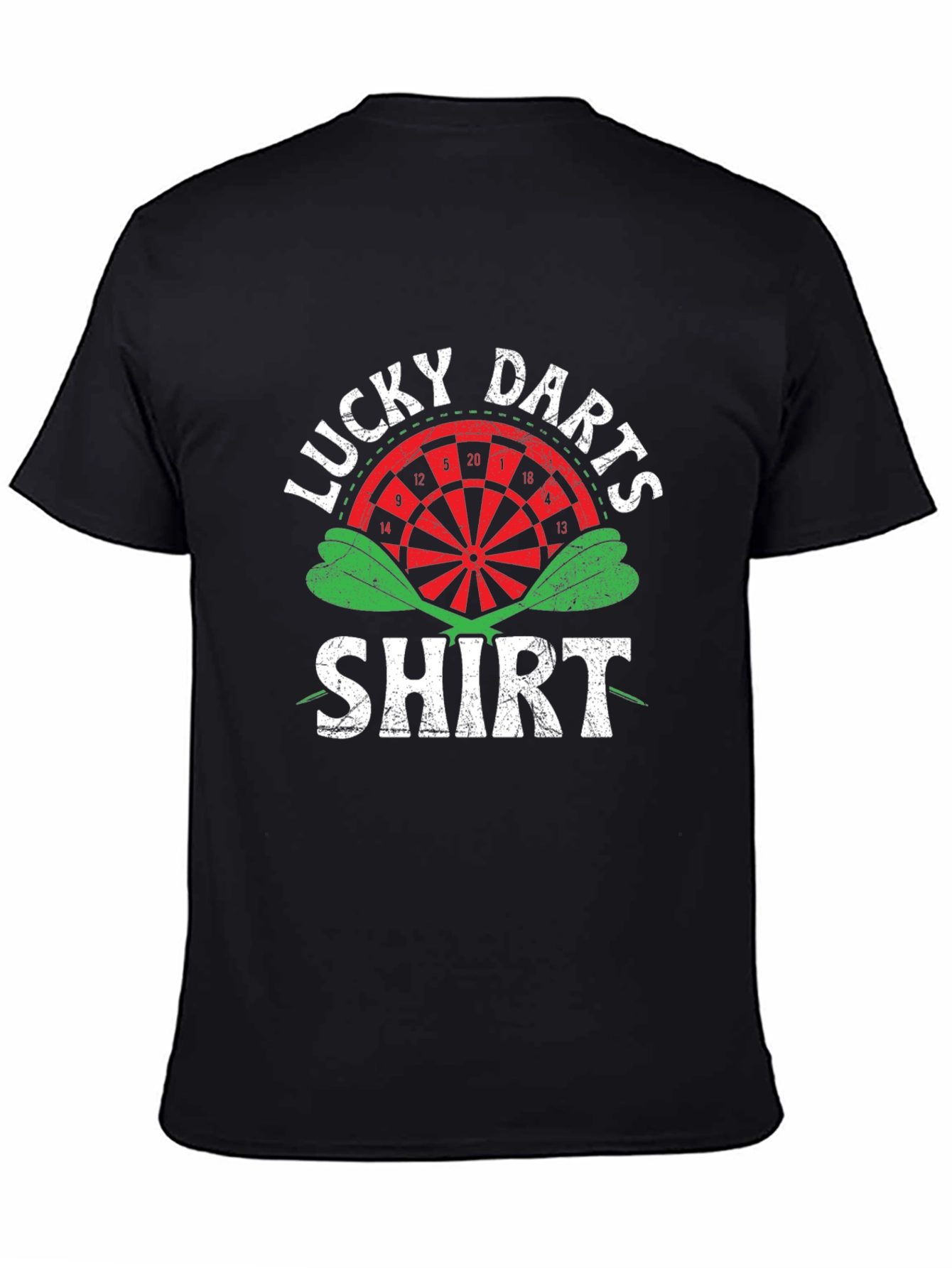 Lucky Darts Shirt - Funny Dartboard Tee