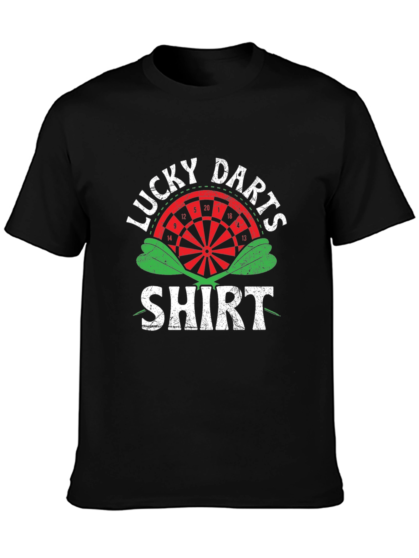 Lucky Darts Shirt - Funny Dartboard Tee