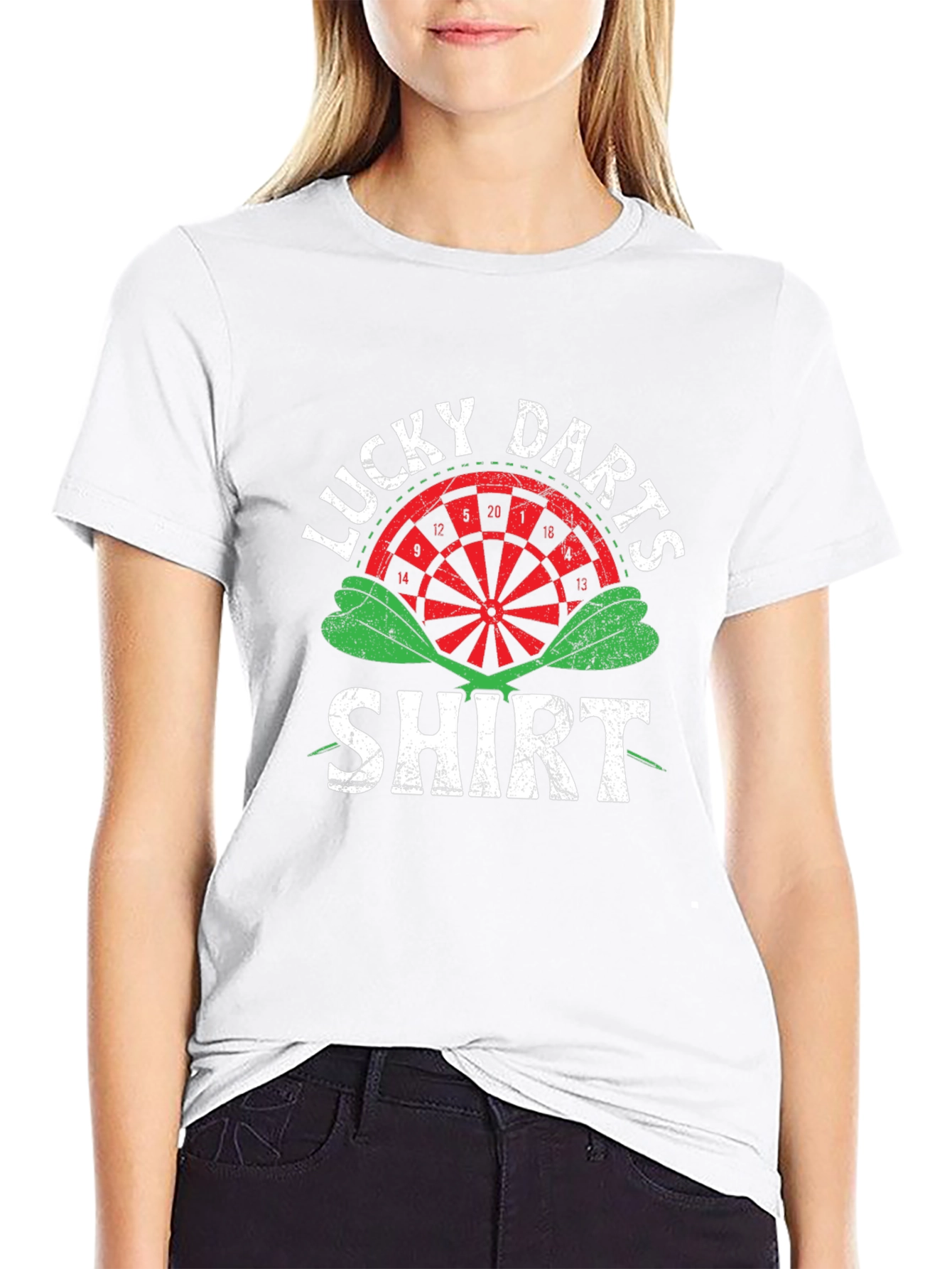 Lucky Darts Shirt - Funny Dartboard Tee