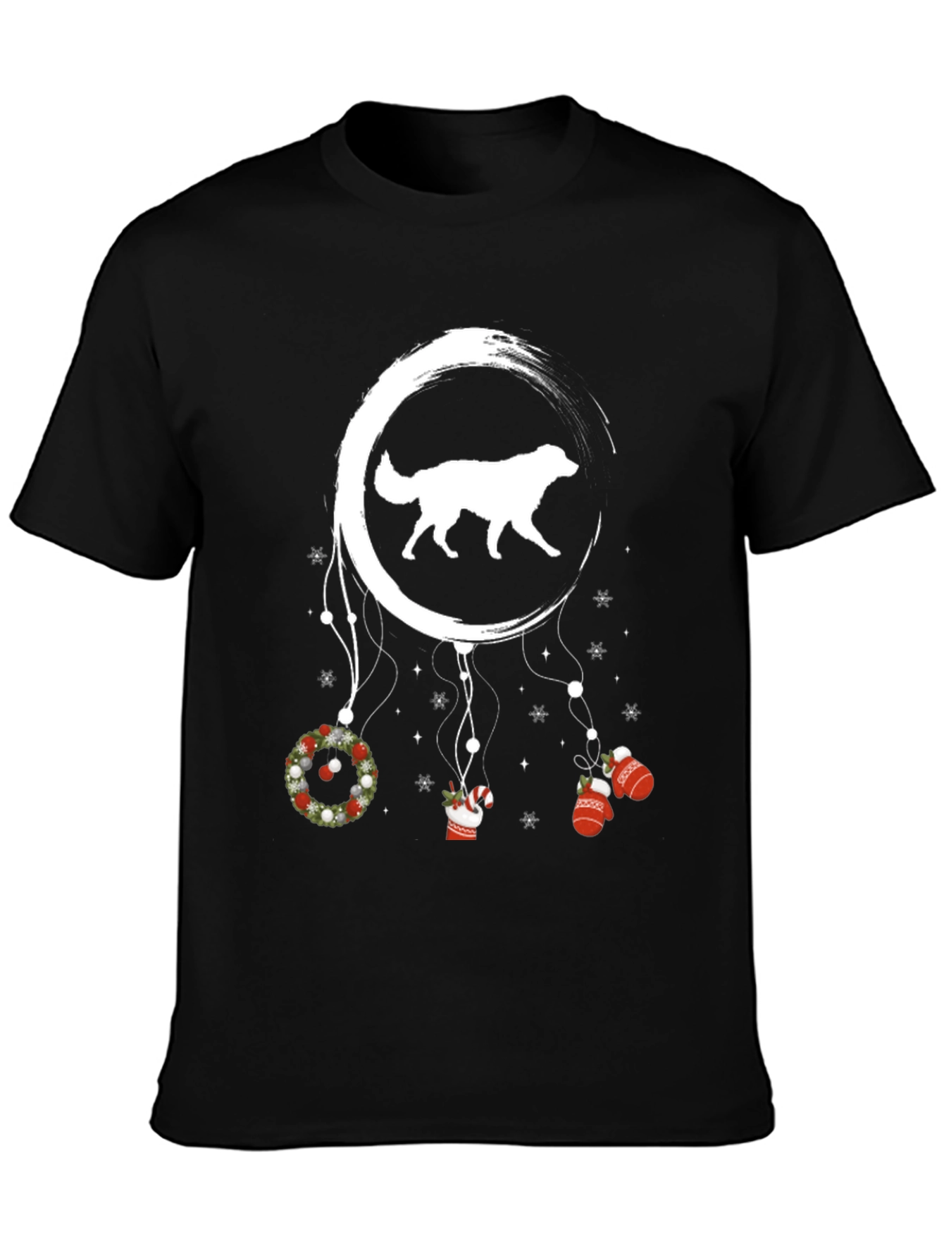 Dog Christmas Dreamcatcher T-Shirt