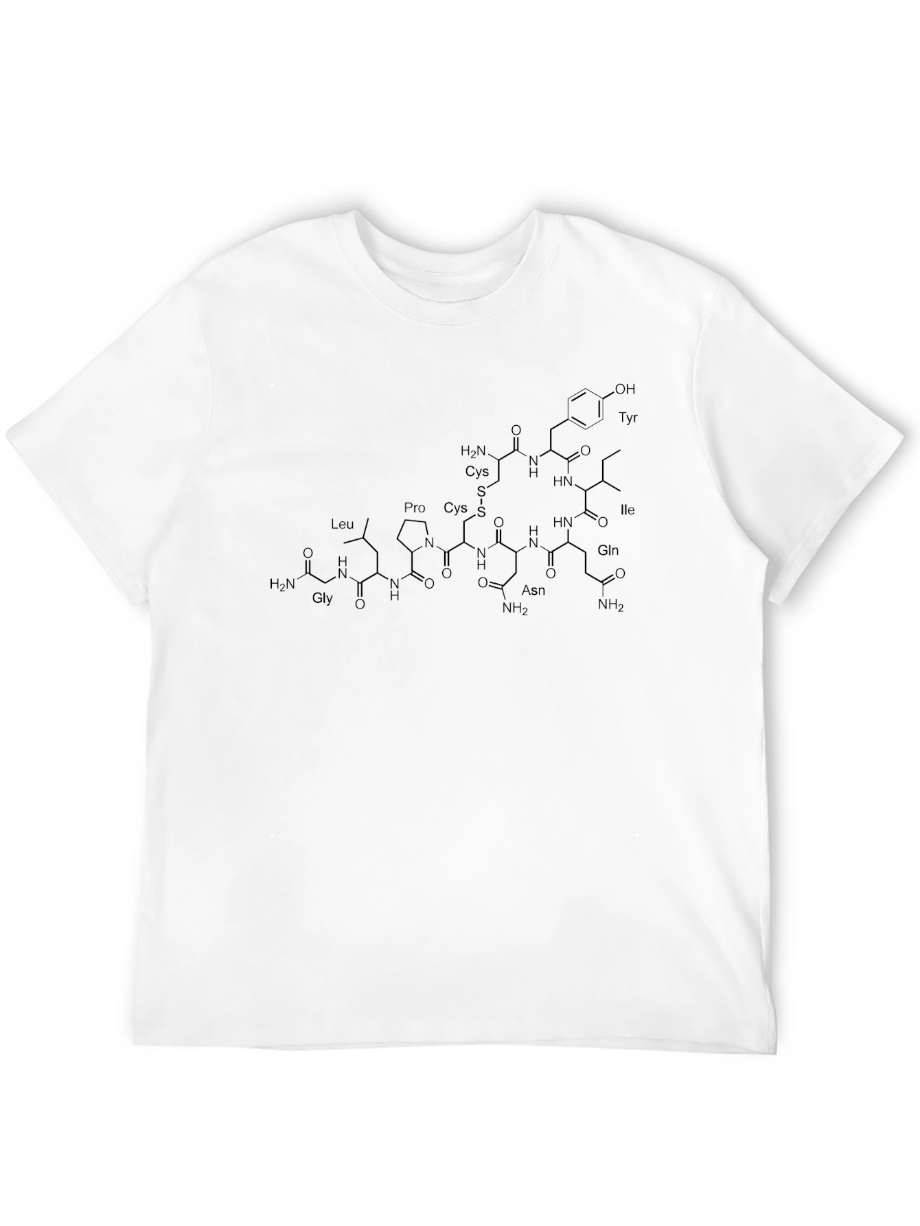 Science T-Shirt - Oxytocin Molecule Design