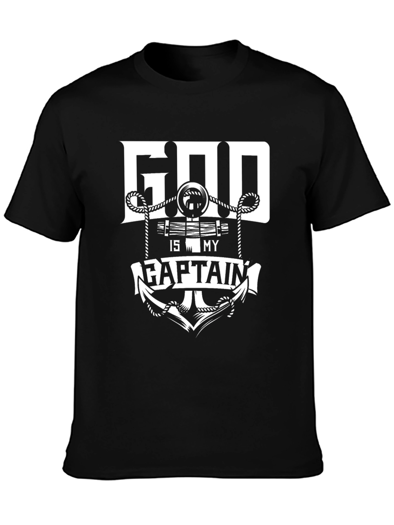 God Is My Captain Graphic T-Shirt