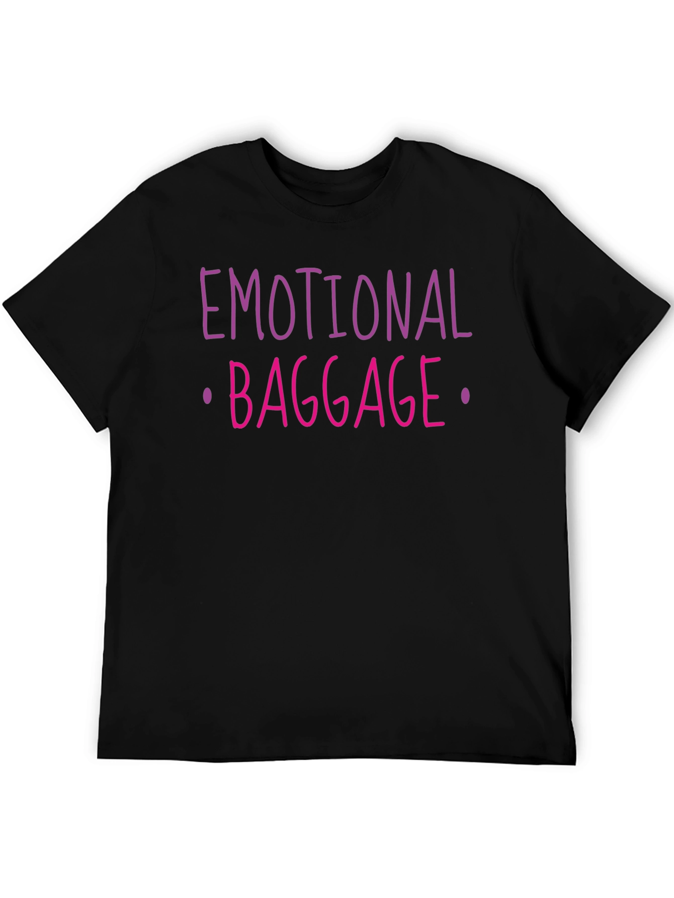 Emotional Baggage Graphic Tee - Black T-Shirt