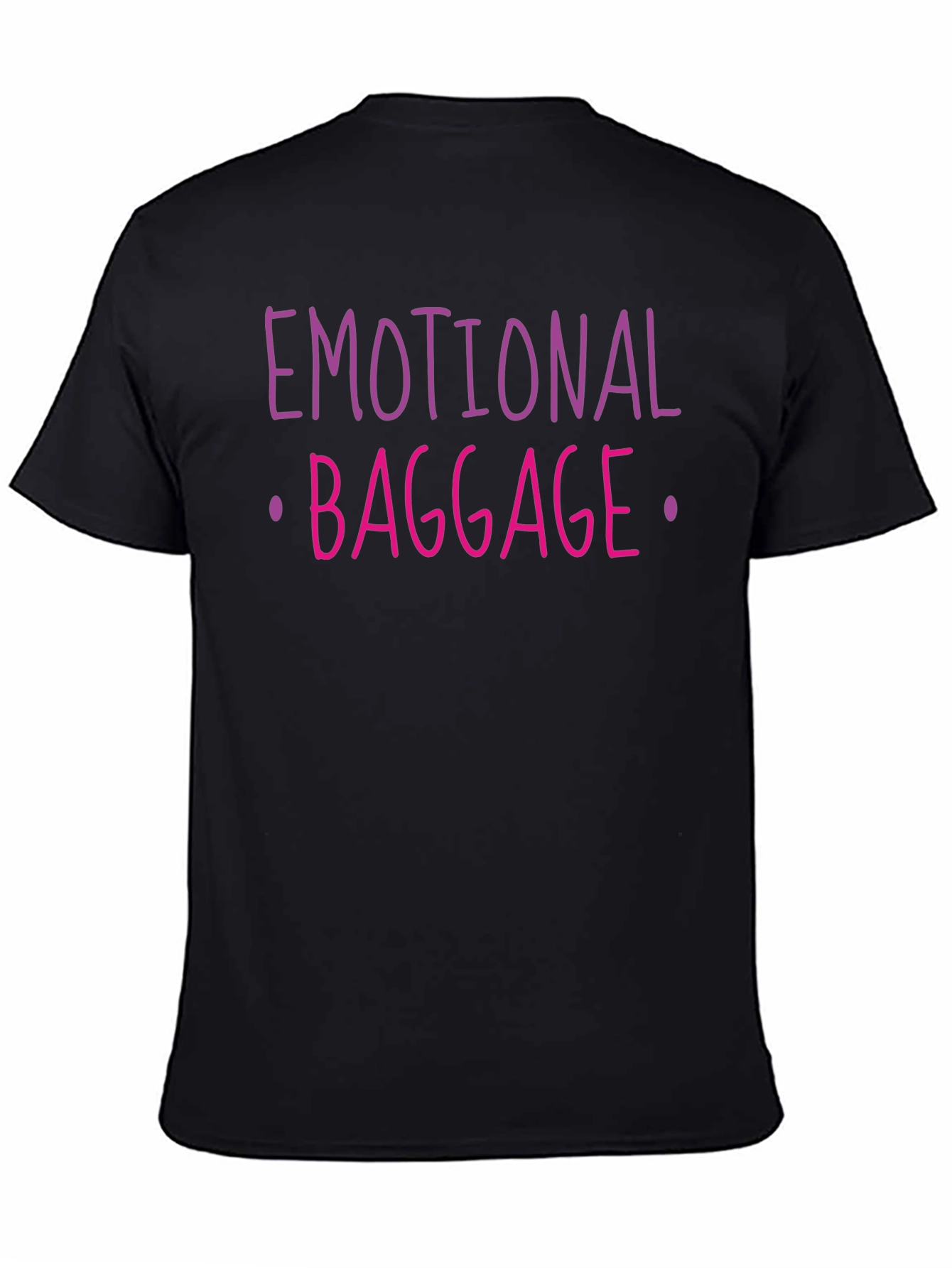 Emotional Baggage Graphic Tee - Black T-Shirt