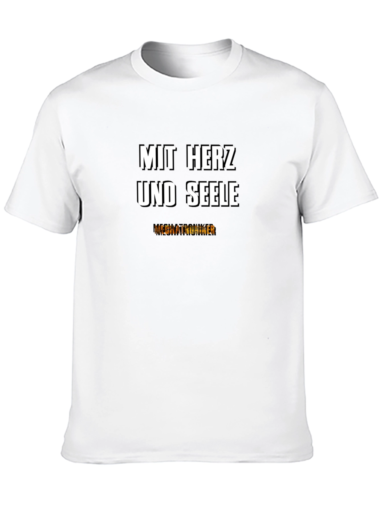 Mit Herz Und Seele Black T-Shirt - Mechatroniker Pride