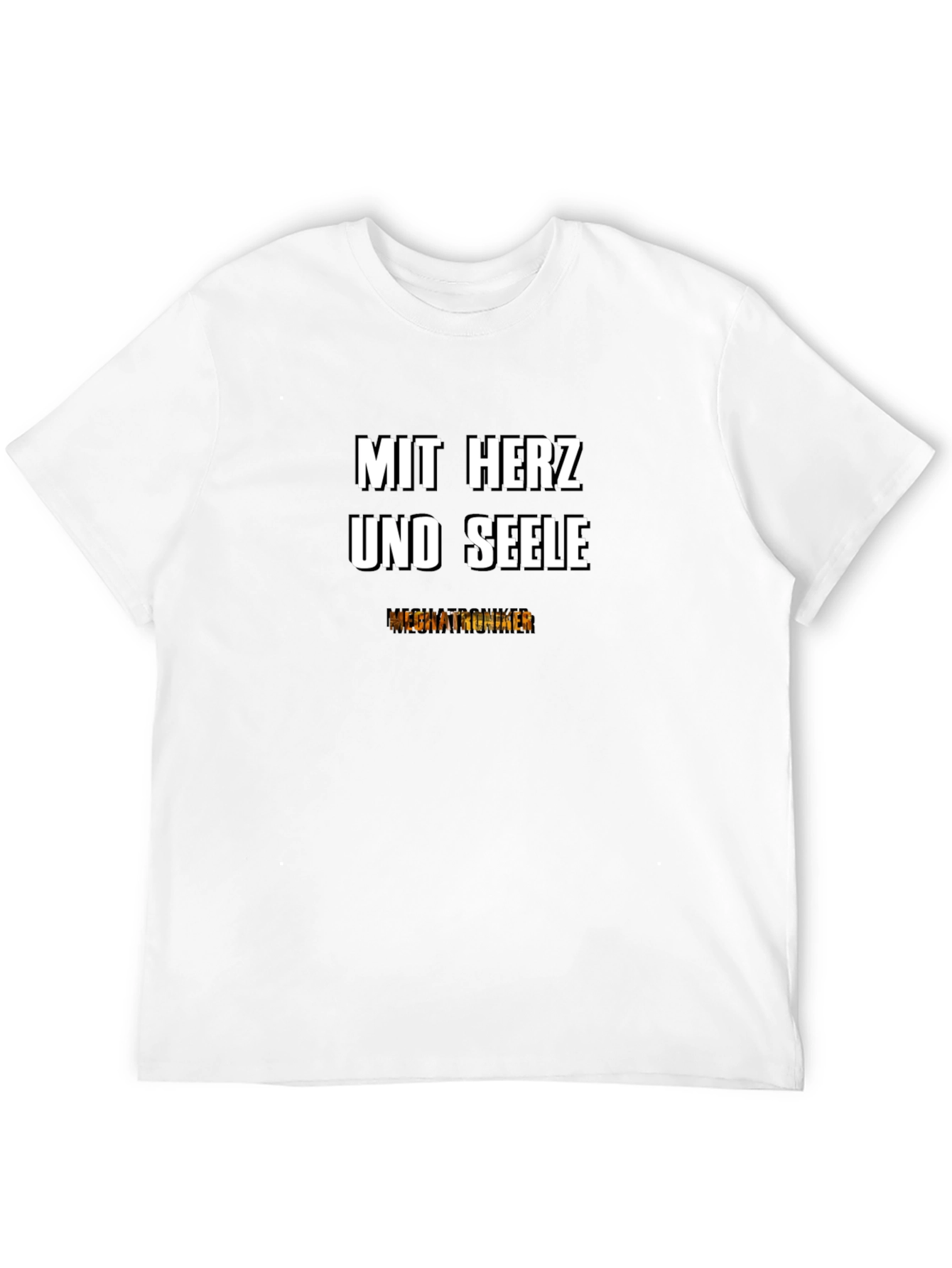 Mit Herz Und Seele Black T-Shirt - Mechatroniker Pride