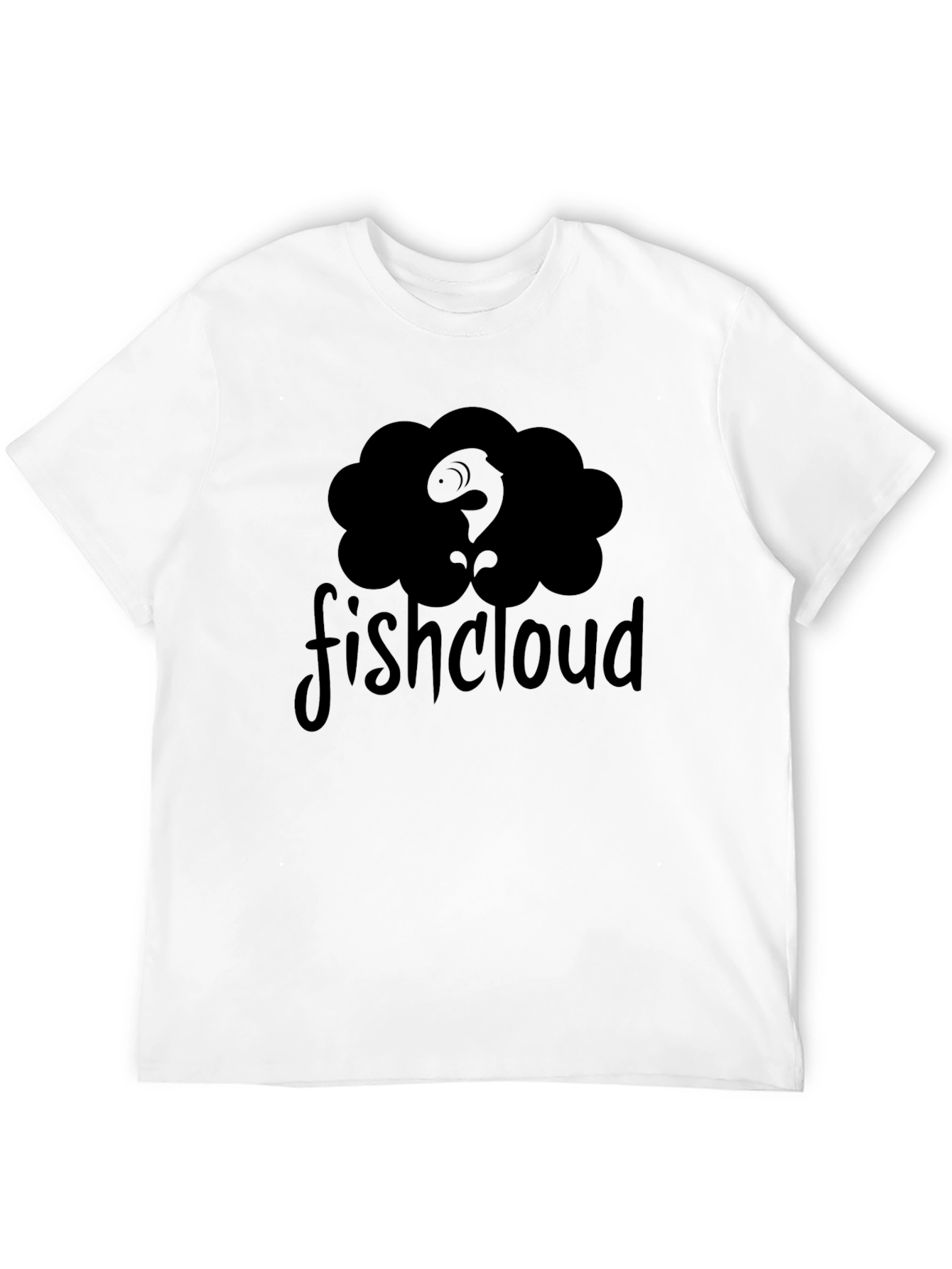 Fishcloud Black Graphic T-Shirt