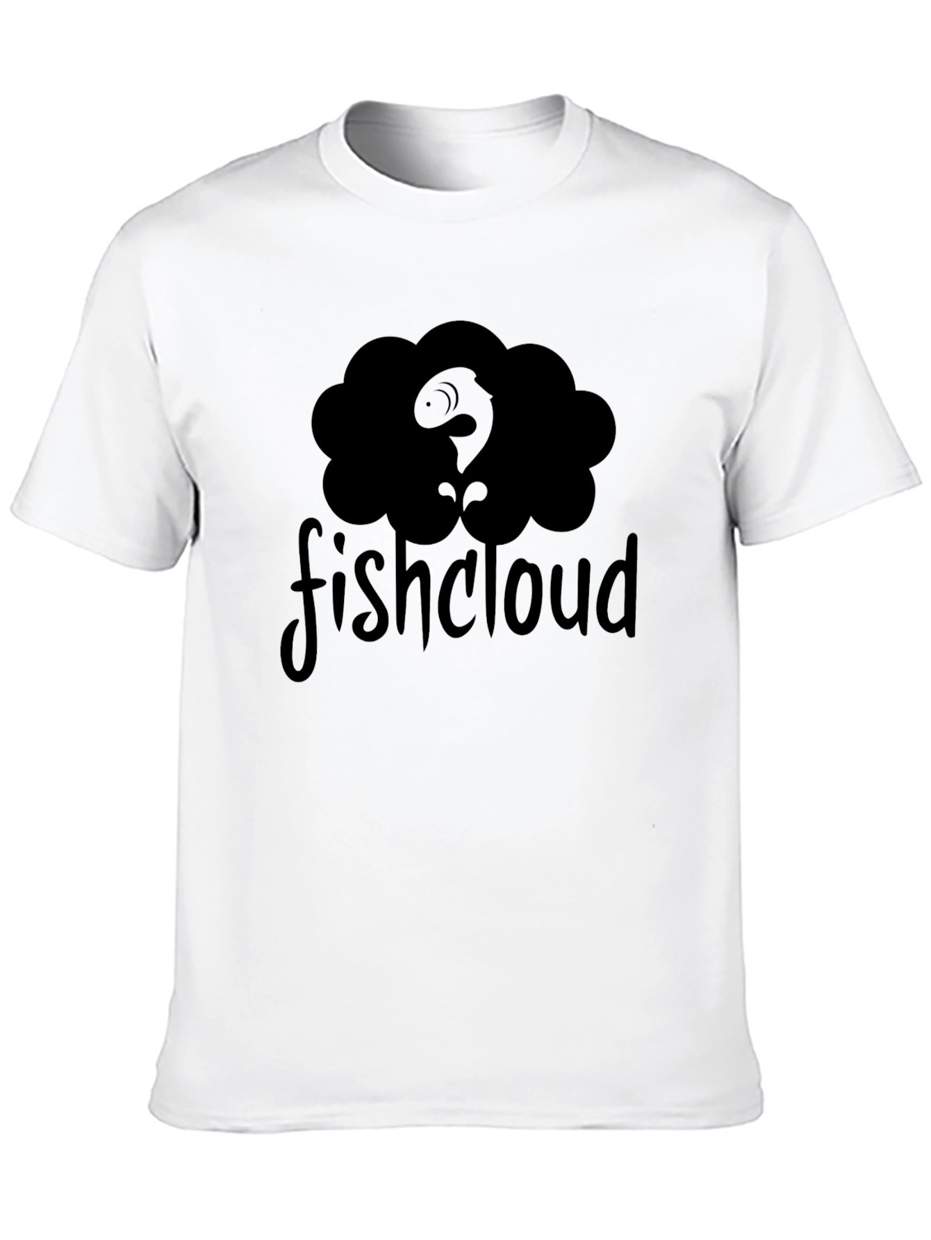Fishcloud Black Graphic T-Shirt