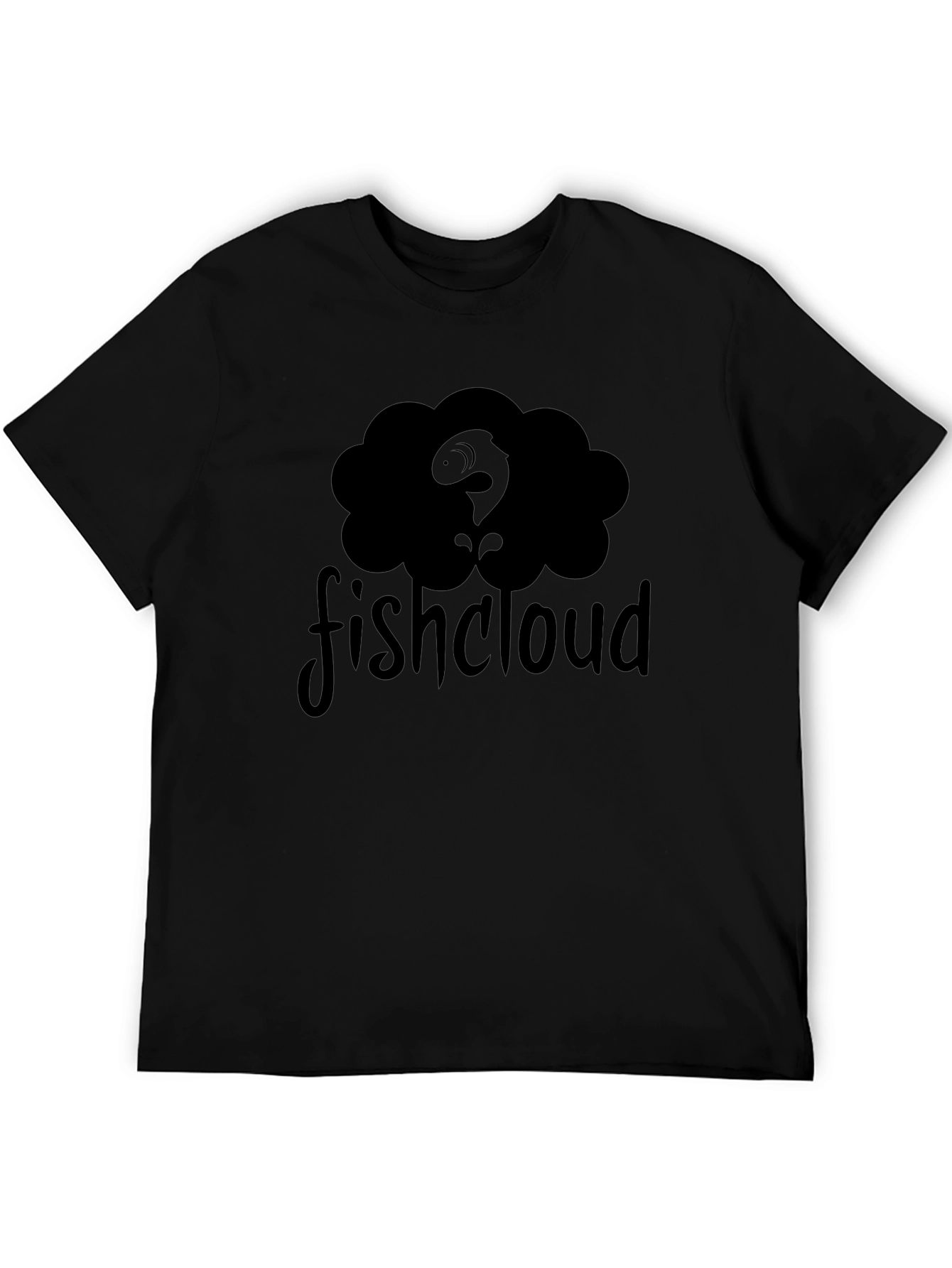 Fishcloud Black Graphic T-Shirt