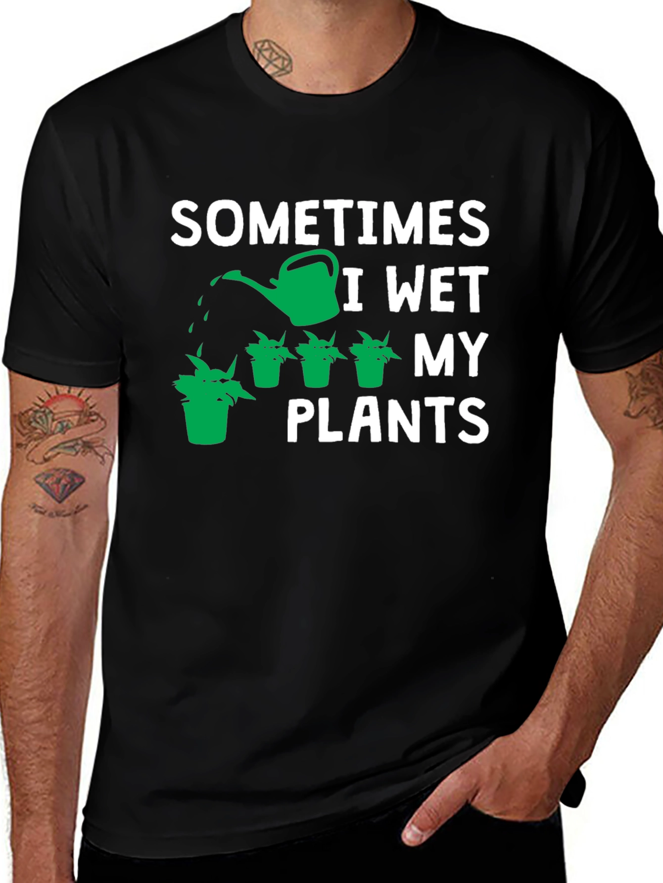 Sometimes I Wet My Plants Graphic Tee