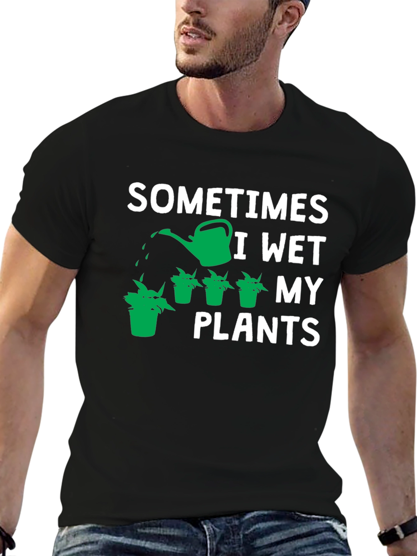 Sometimes I Wet My Plants Graphic Tee