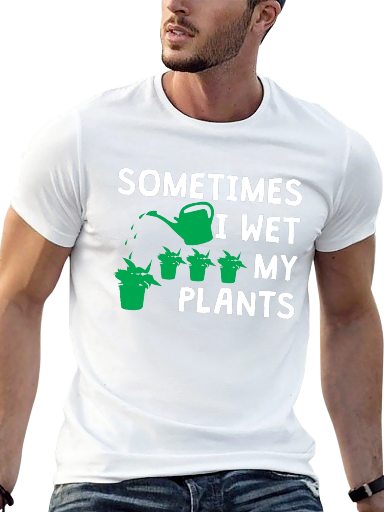 Sometimes I Wet My Plants Graphic Tee