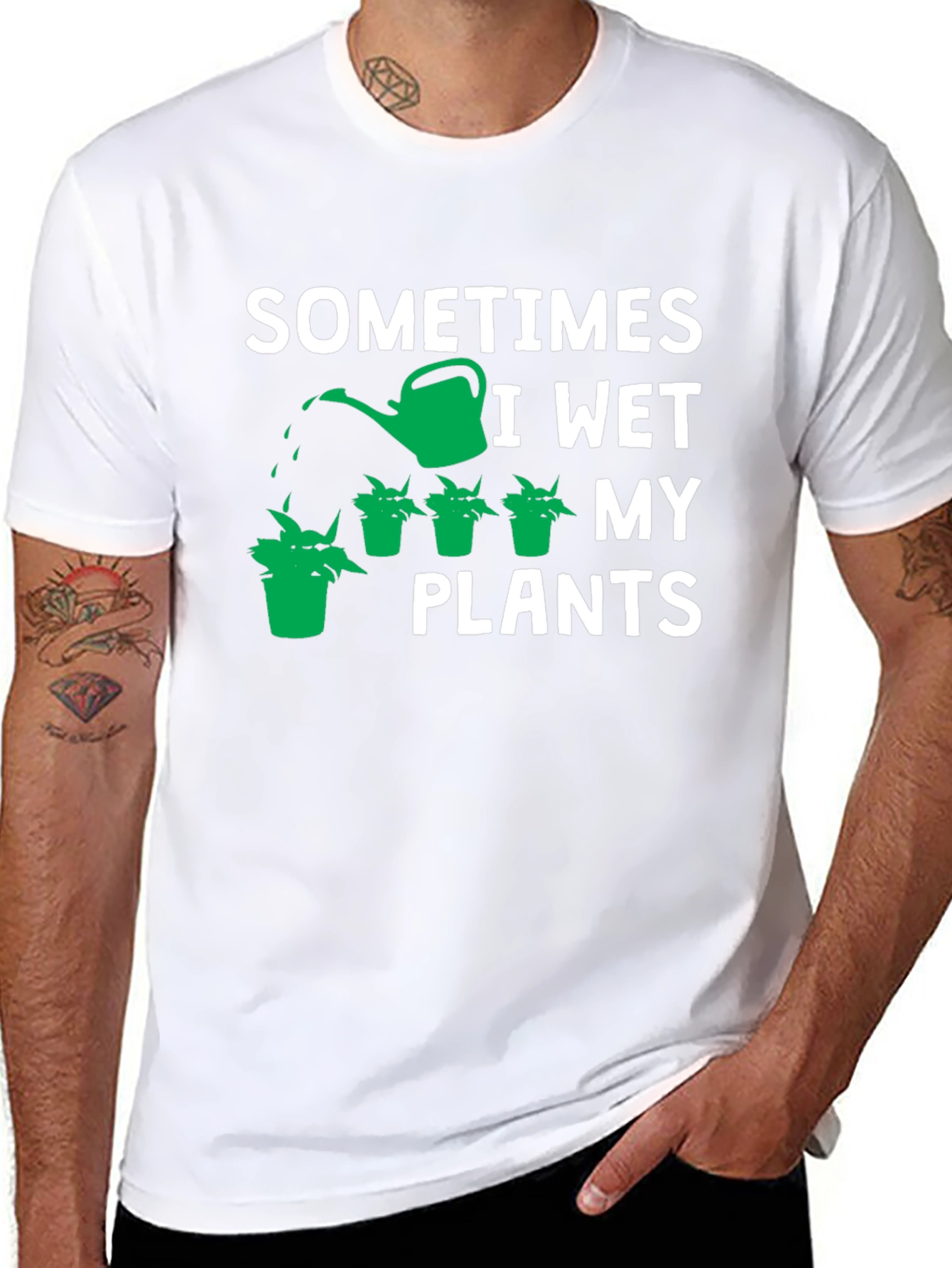 Sometimes I Wet My Plants Graphic Tee