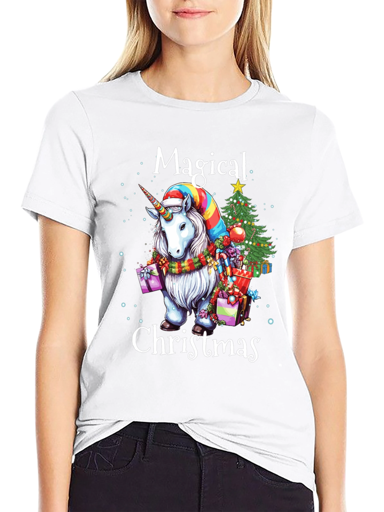 Magical Christmas Unicorn T-Shirt