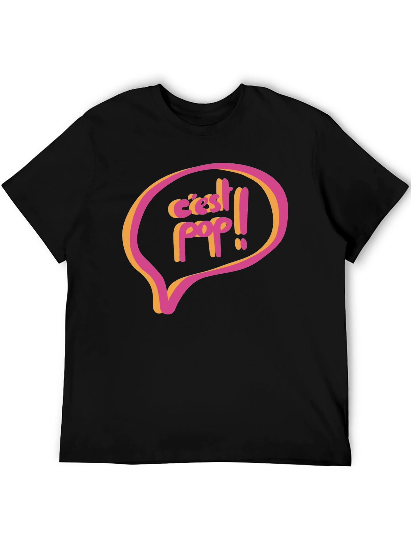 Cest Pop! Graphic Tee - Retro Style