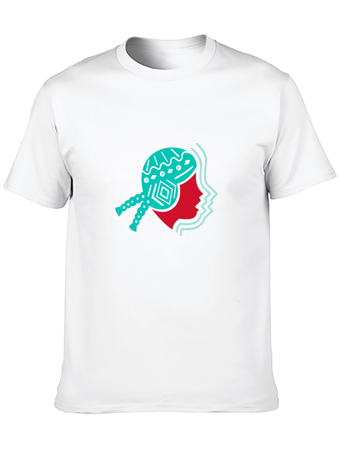 Abstract Face Graphic Tee