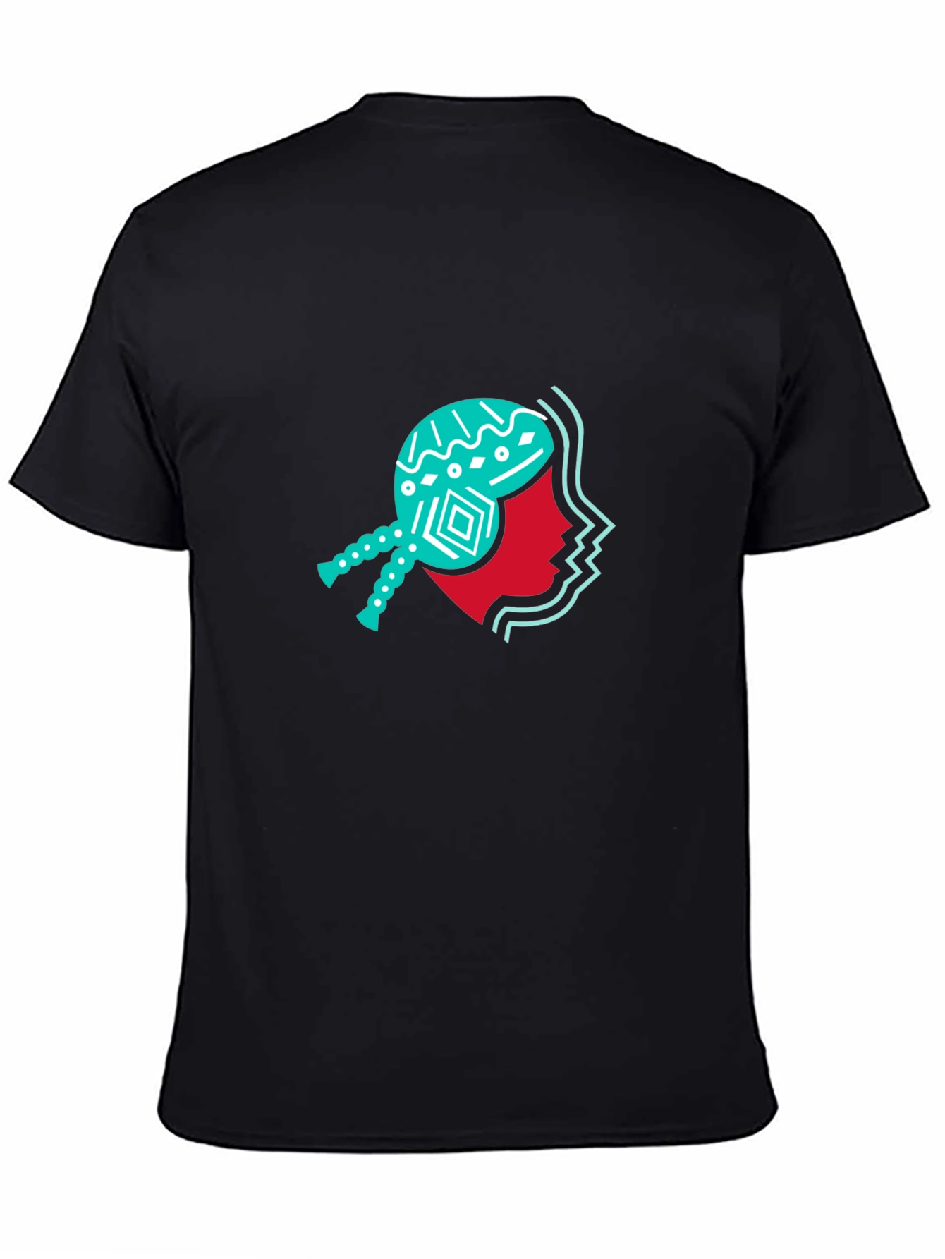 Abstract Face Graphic Tee