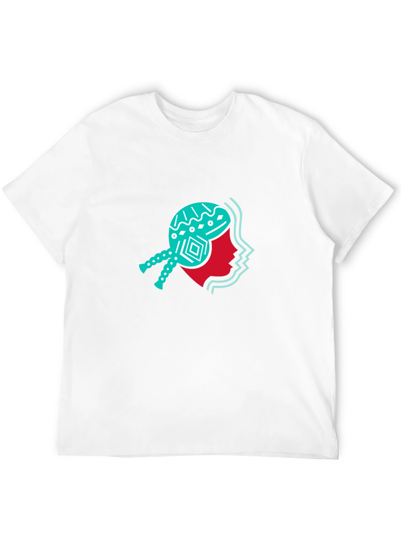 Abstract Face Graphic Tee