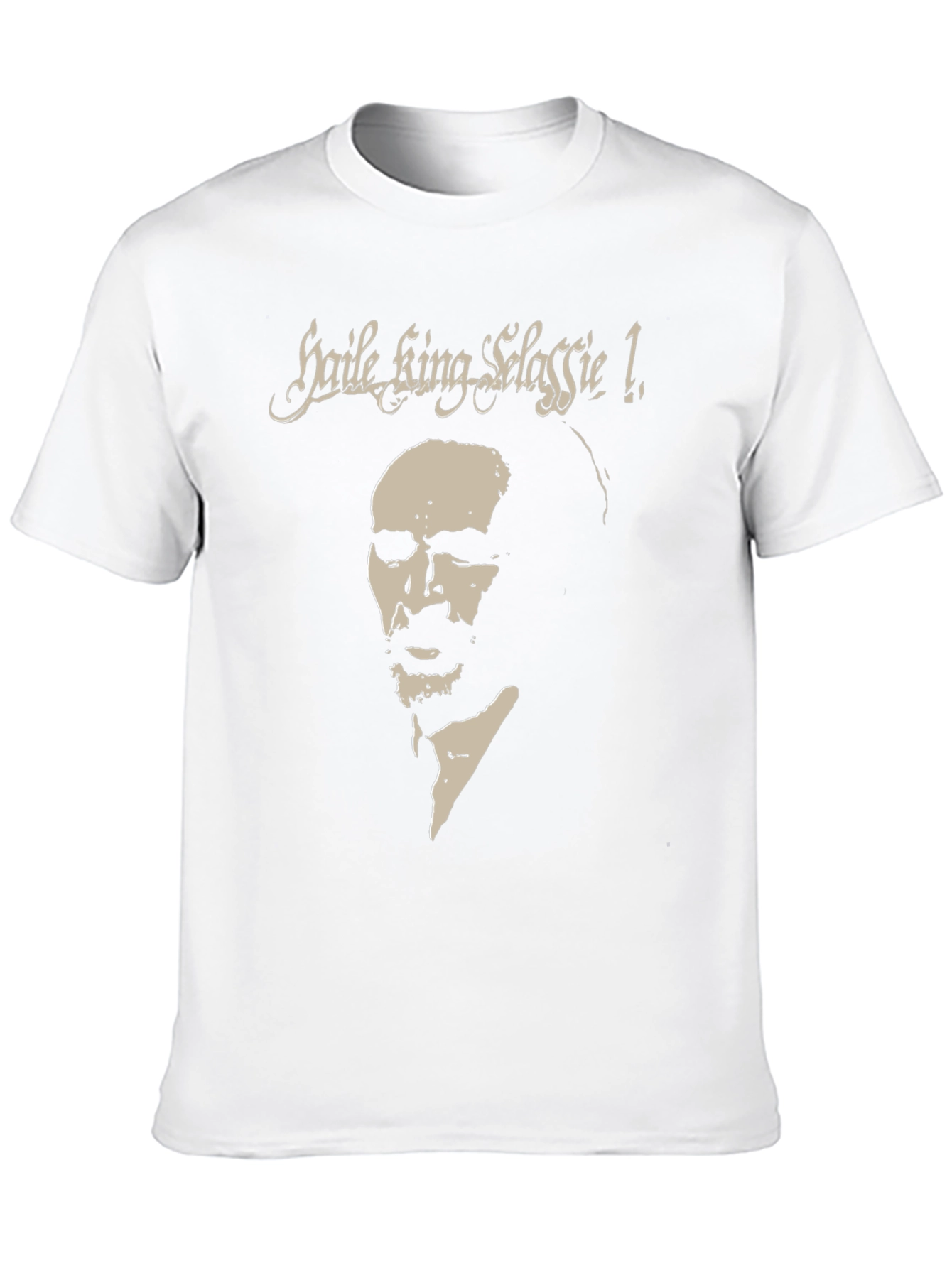Haile Selassie I Graphic Black T-Shirt