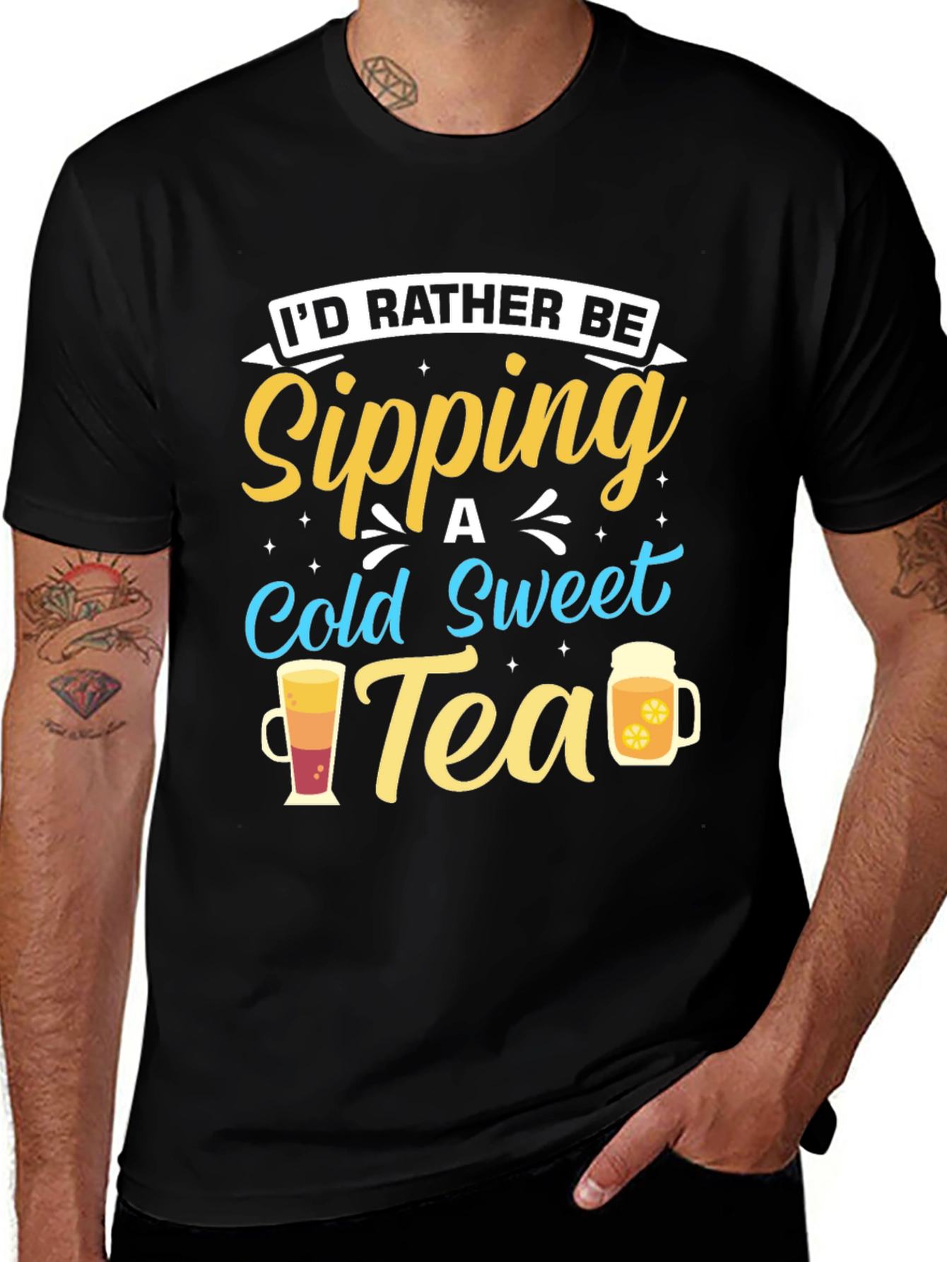 Sipping Sweet Tea Graphic Tee