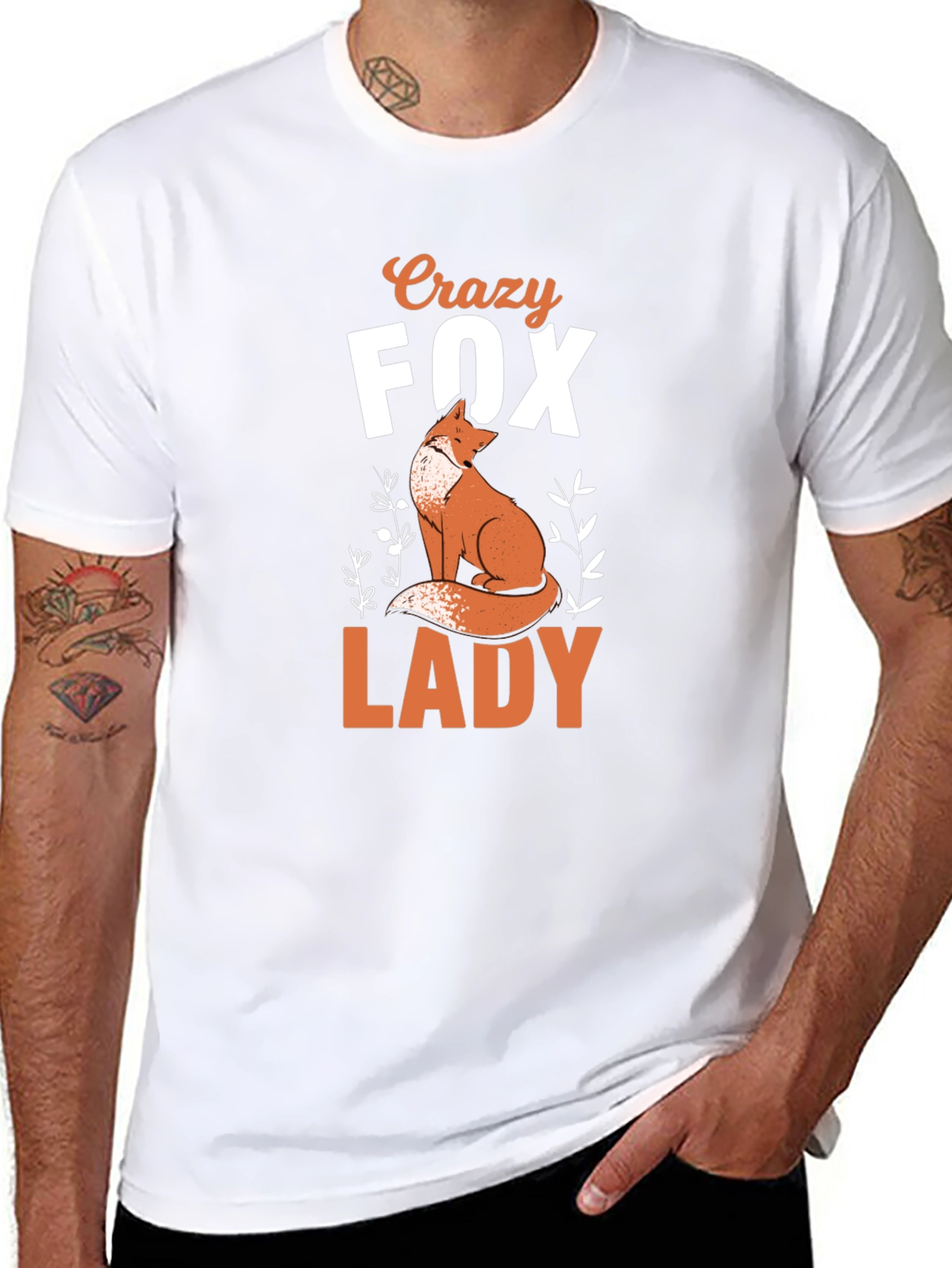Crazy Fox Lady T-Shirt
