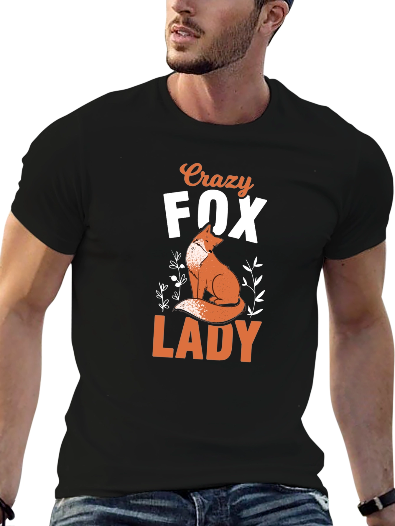 Crazy Fox Lady T-Shirt