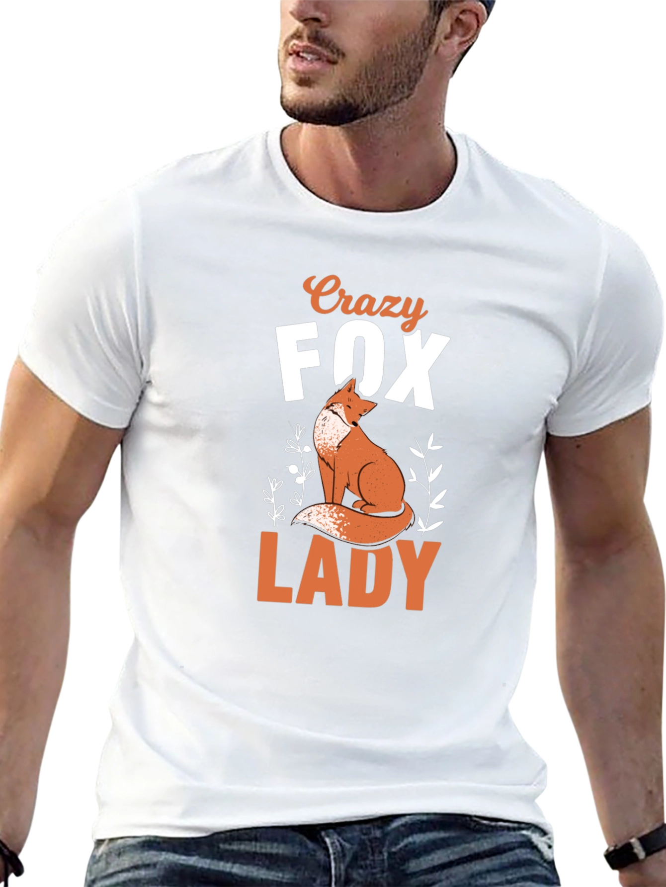 Crazy Fox Lady T-Shirt