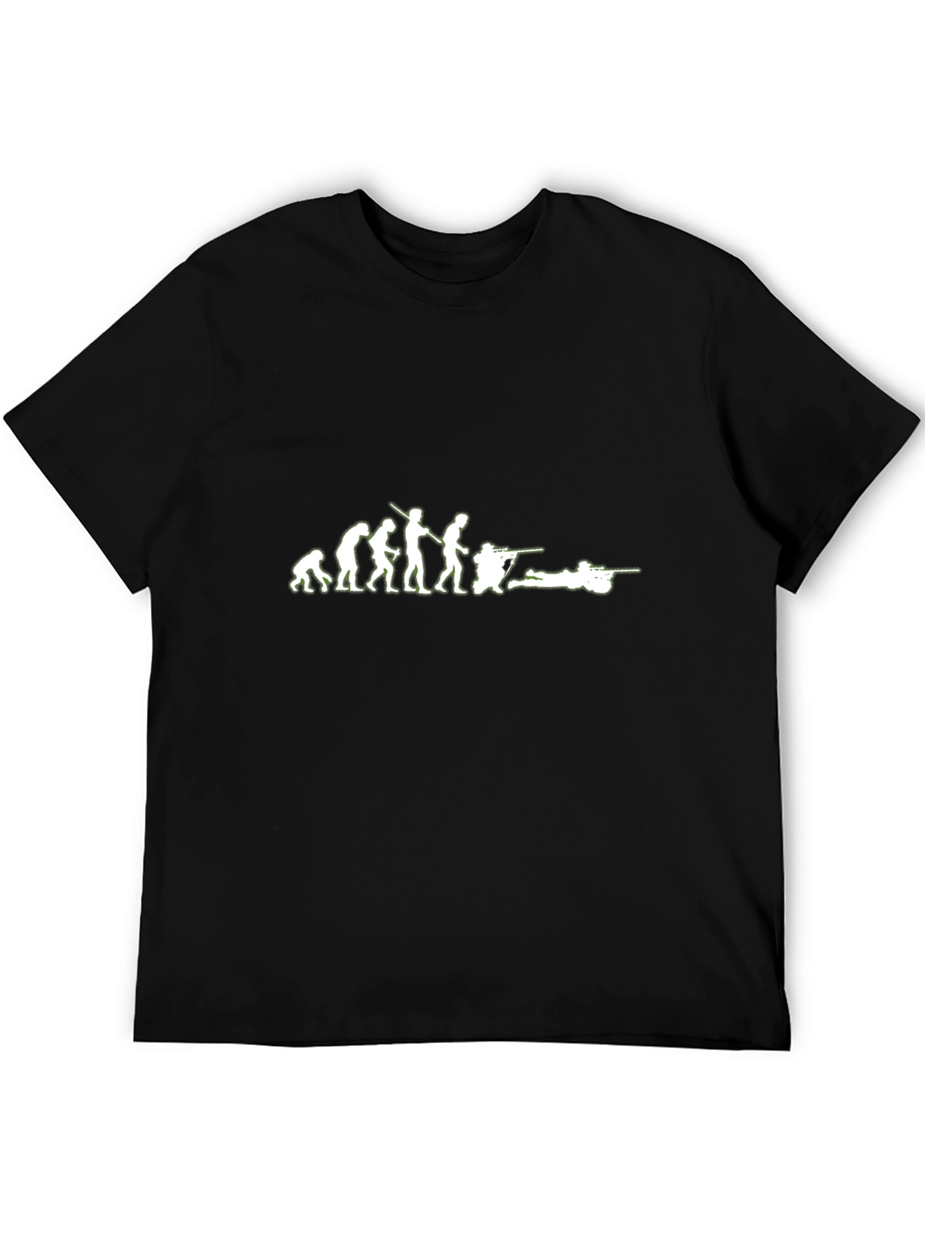 Evolution of Sniper Black T-Shirt