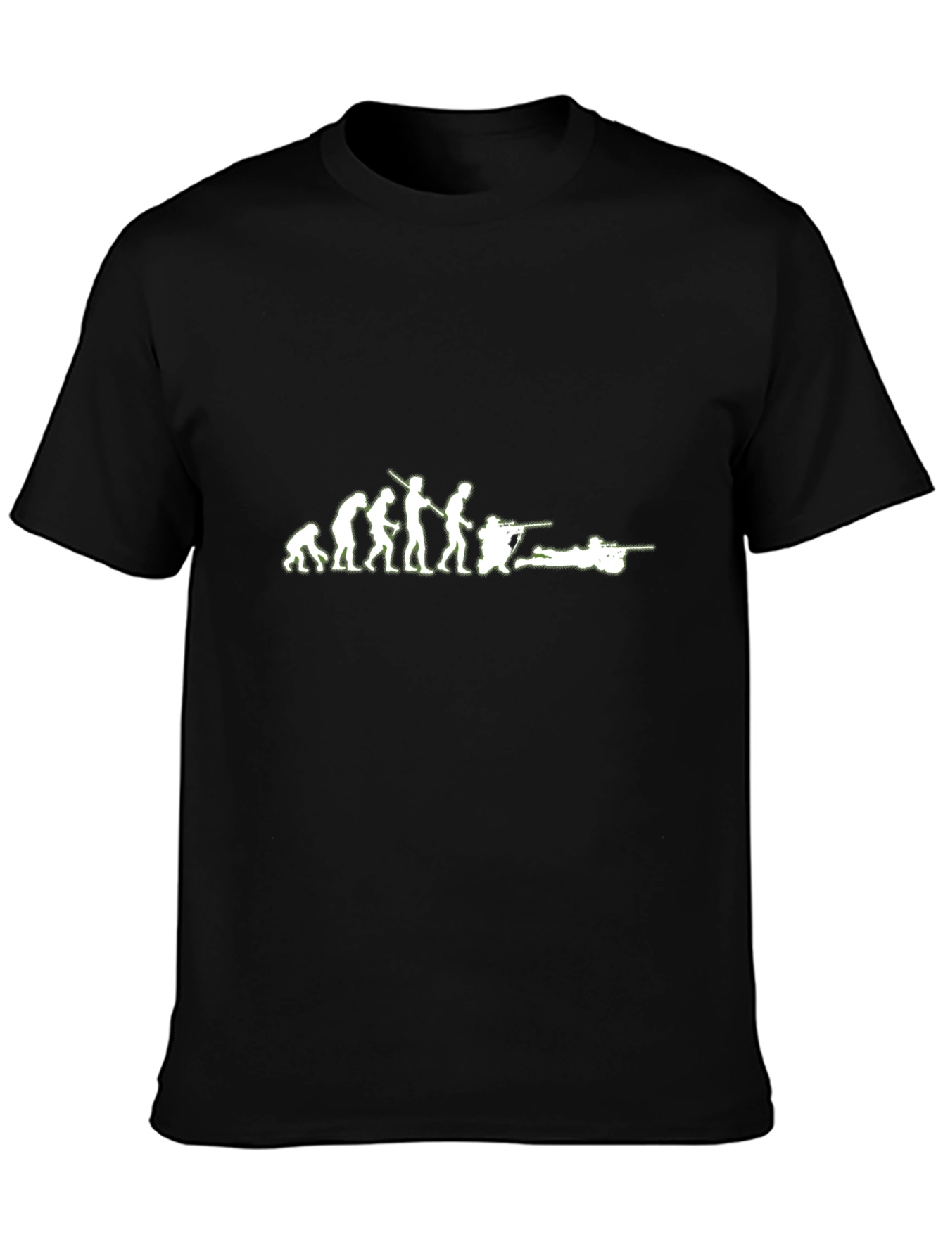 Evolution of Sniper Black T-Shirt