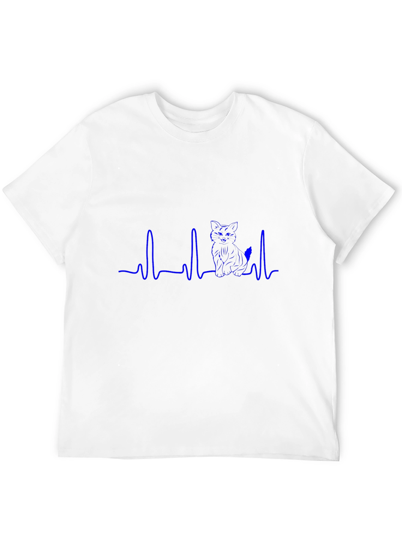 Cat Heartbeat T-Shirt - Purrfect Love!