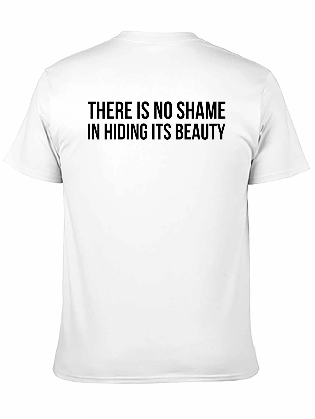 There Is No Shame Graphic Black T-Shirt